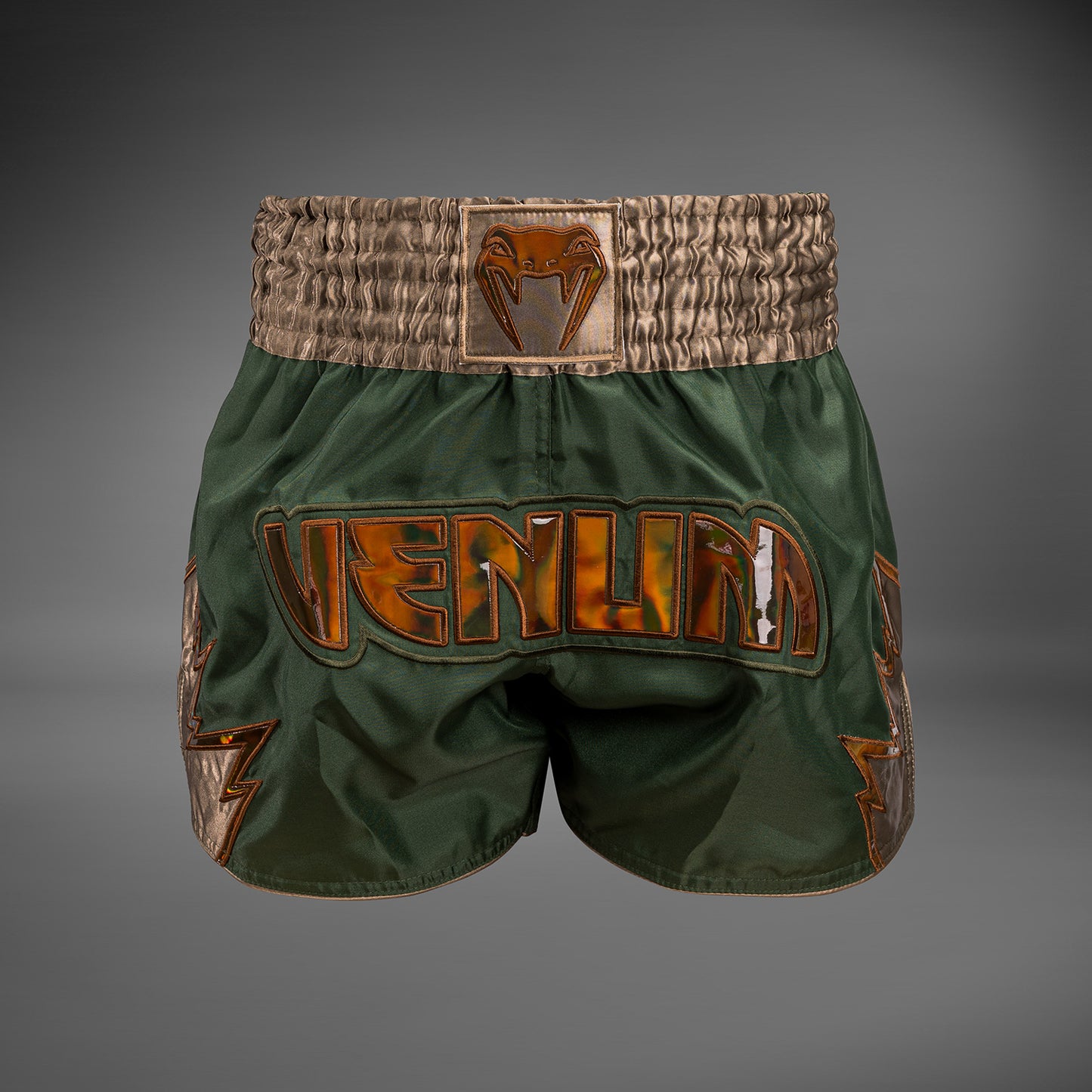 Venum Inferno Muay Thai Shorts - Khaki/Bronze
