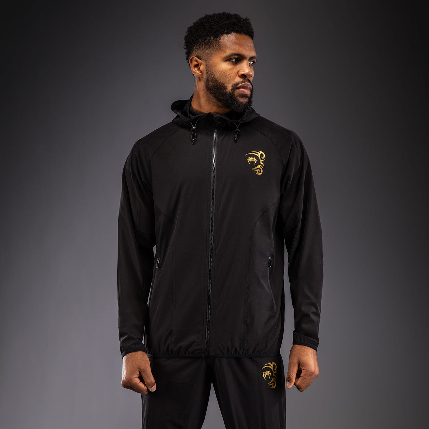 Venum x Mike Tyson Tiger Trainingsjacke - Schwarz/Gold
