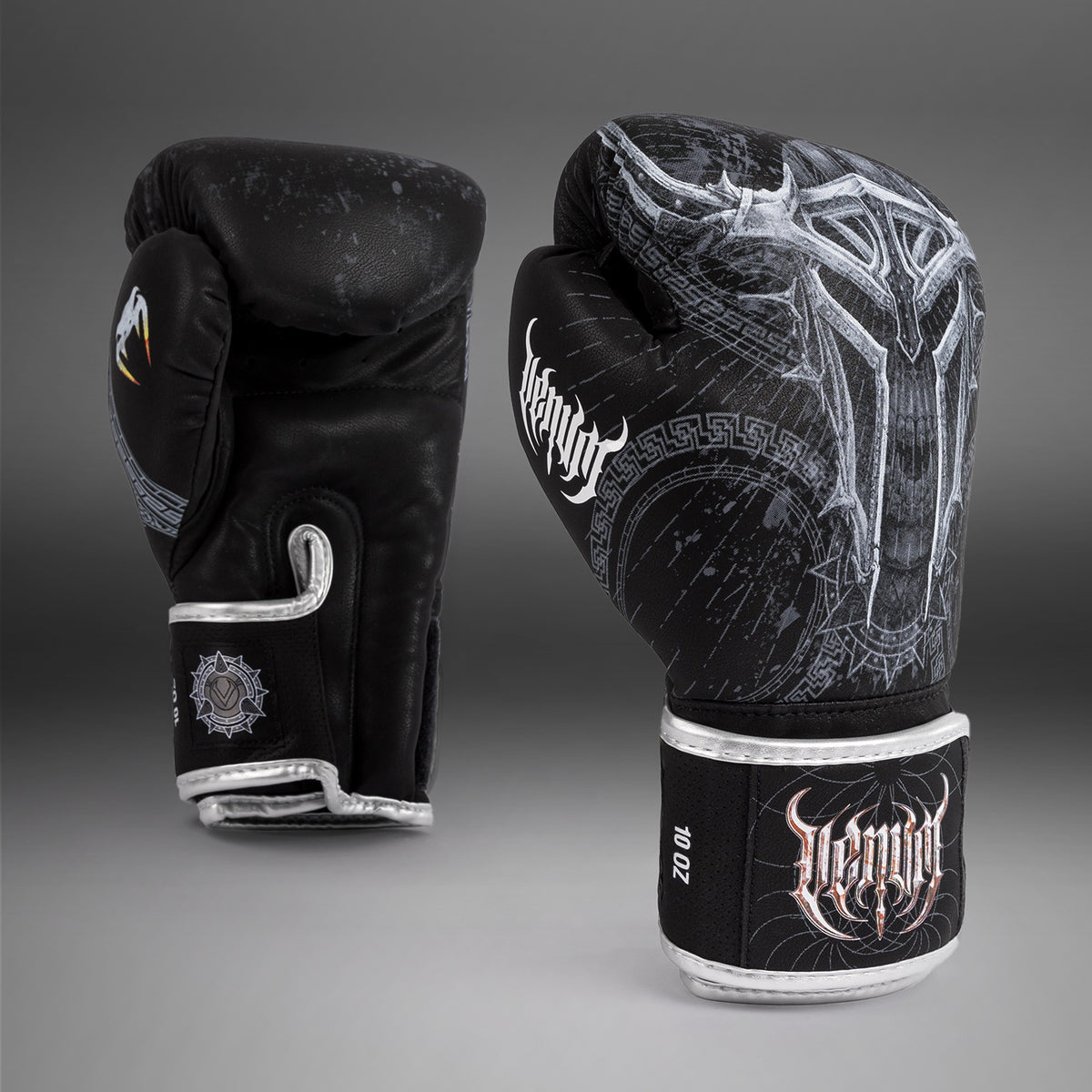 Venum Gladiator 5.0 Boxhandschuhe - Schwarz/Silber