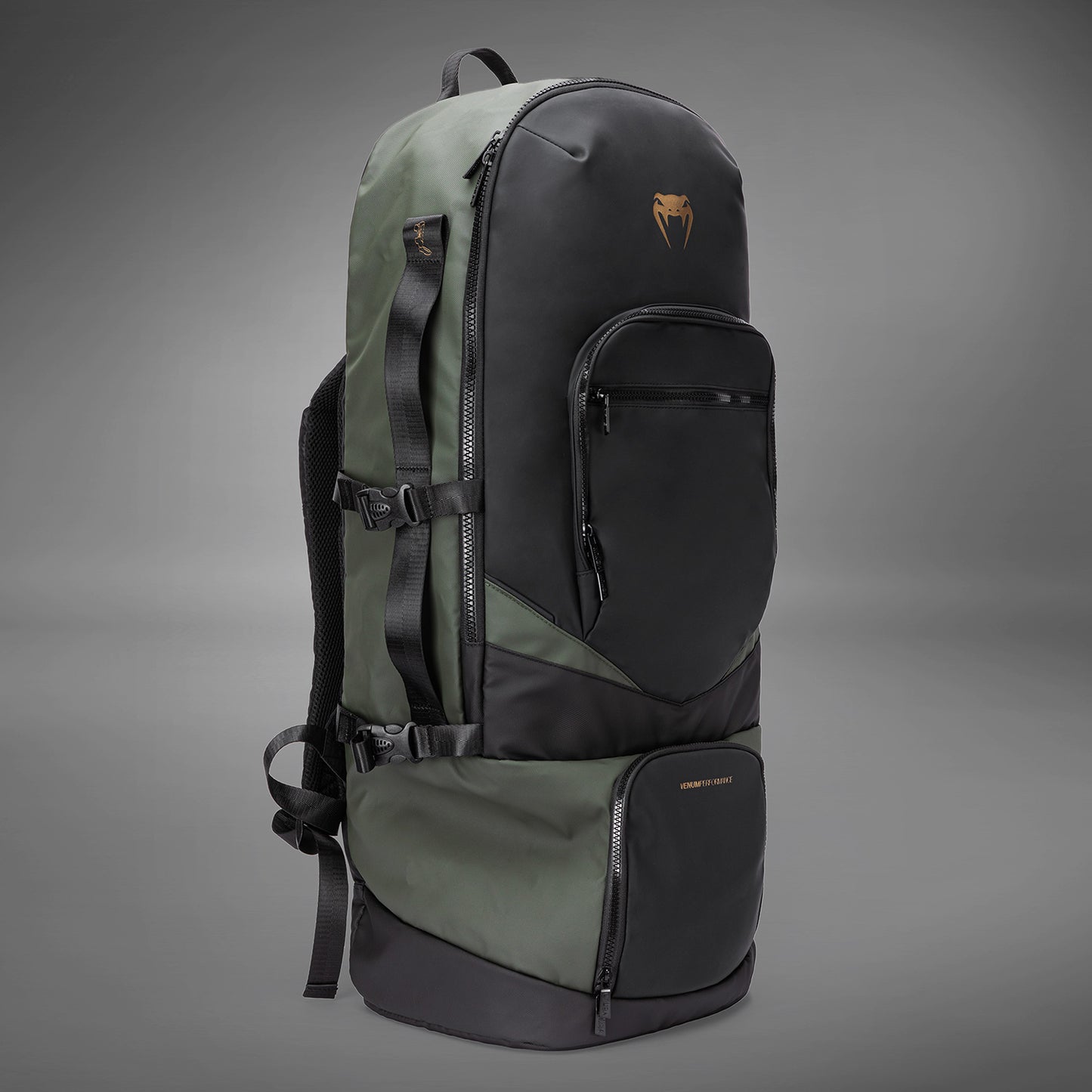 Venum Evo 2 Xtrem Rucksack (50-63L) – Schwarz/Khaki