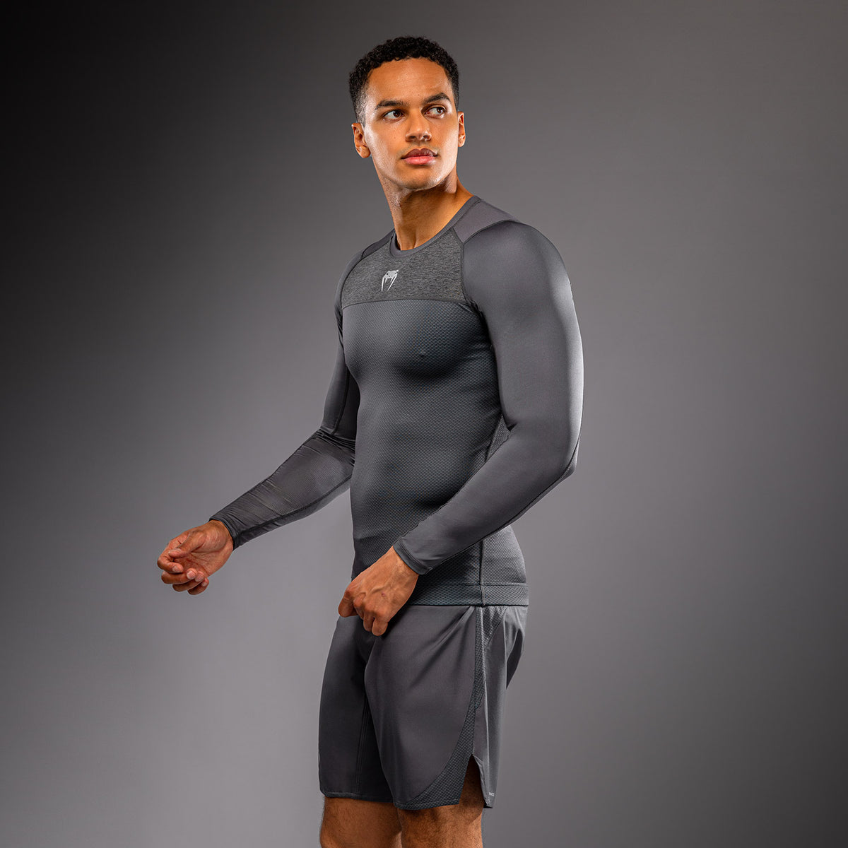 Venum G-Fit Scale Langarm-Rashguard - Grau