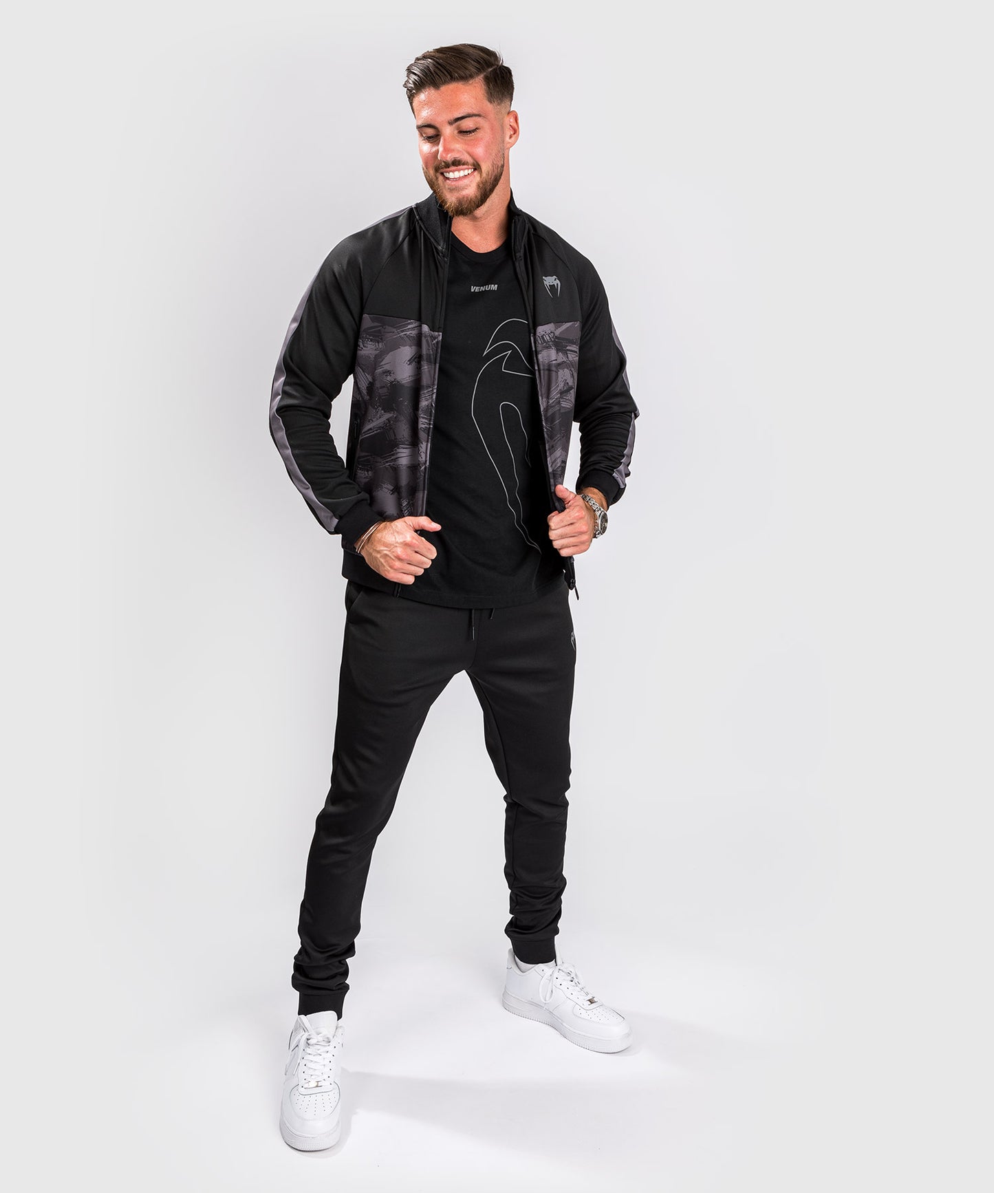 VENUM CLUB EVO JACKE - SCHWARZ/DUNKEL CAMO