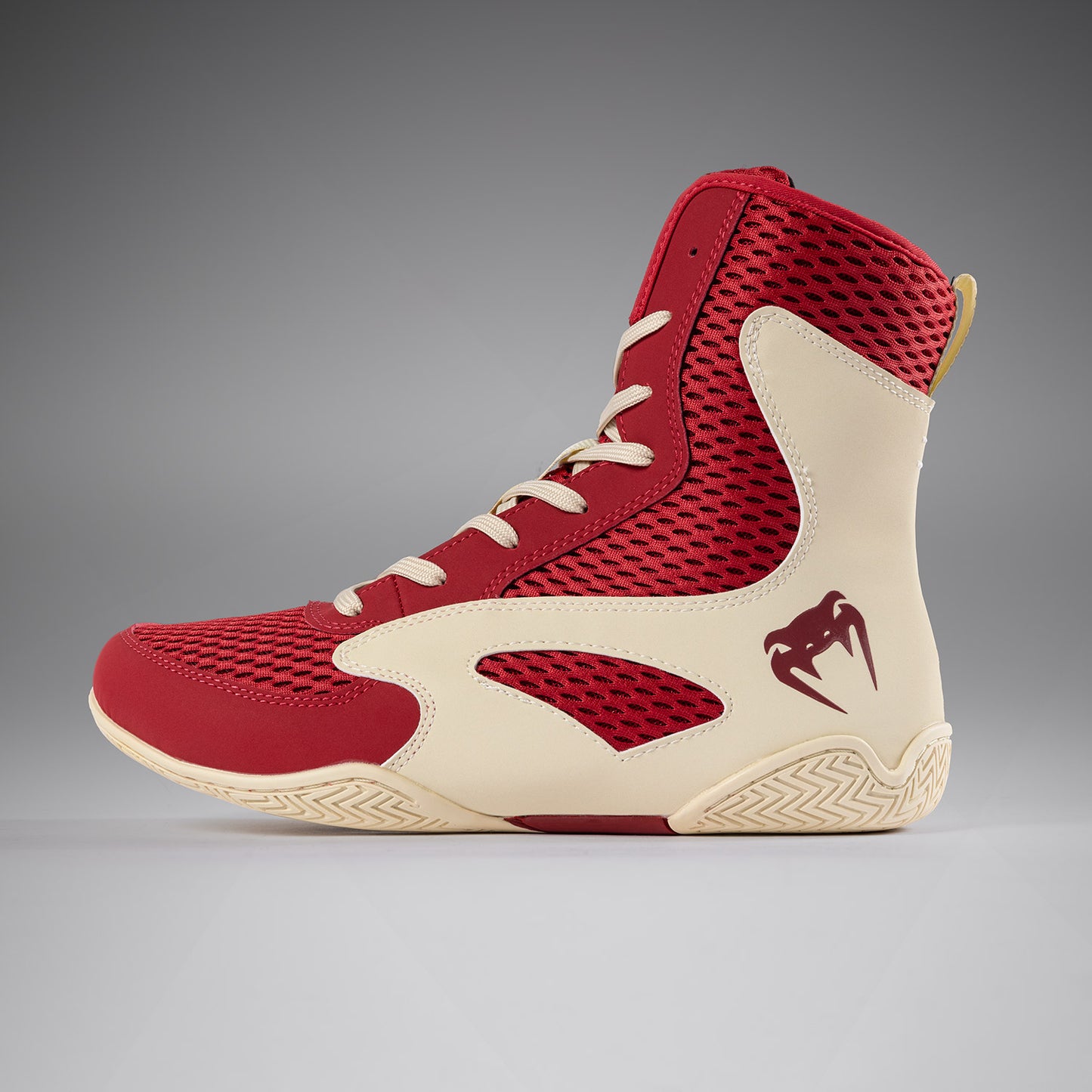 Venum Contender Boxschuhe - Rubinrot/Elfenbein