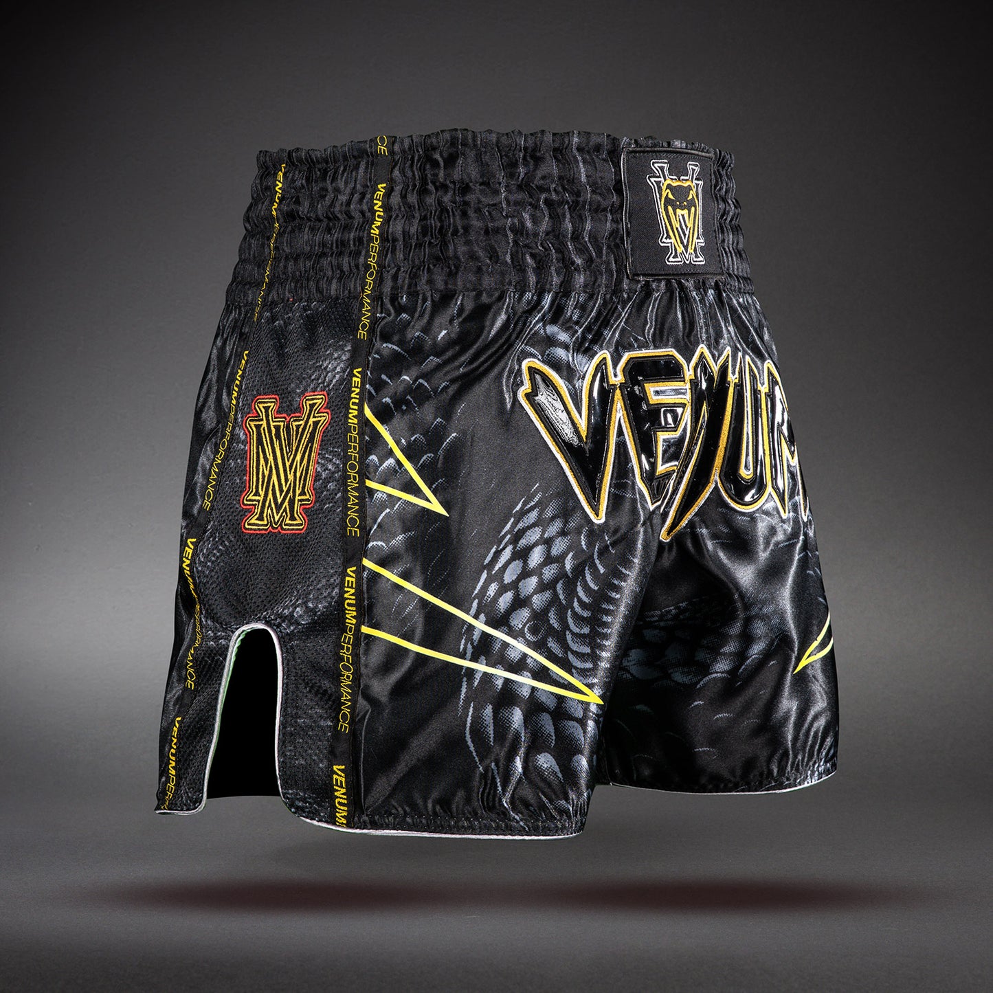 Venum Matupa Muay-Thai-Shorts - Schwarz/Grau/Gold