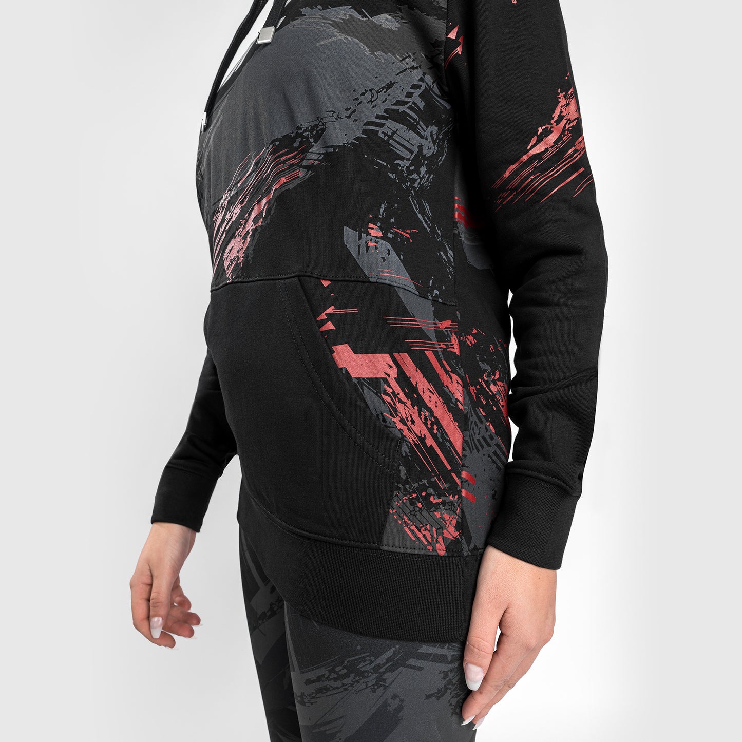 UFC Venum Authentic Fight Week 2.0 Hooded Sweatshirt – Für Frauen – Schwarz