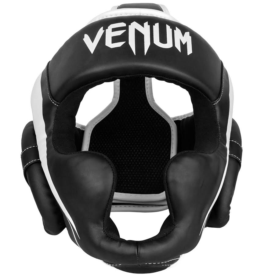 Venum Elite Kopfschutz- Schwarz/Weiß