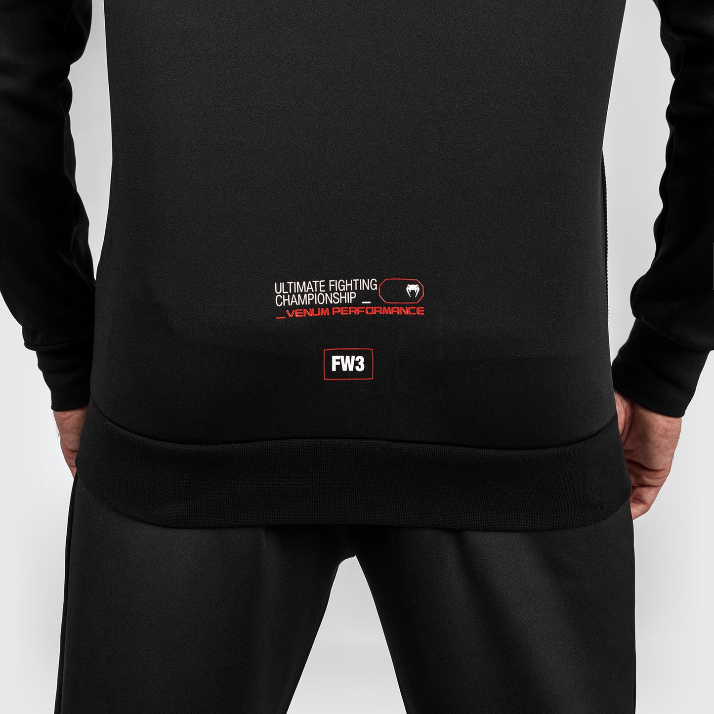 UFC Adrenaline by Venum Fight Week Herren Zip Hoodie - Schwarz