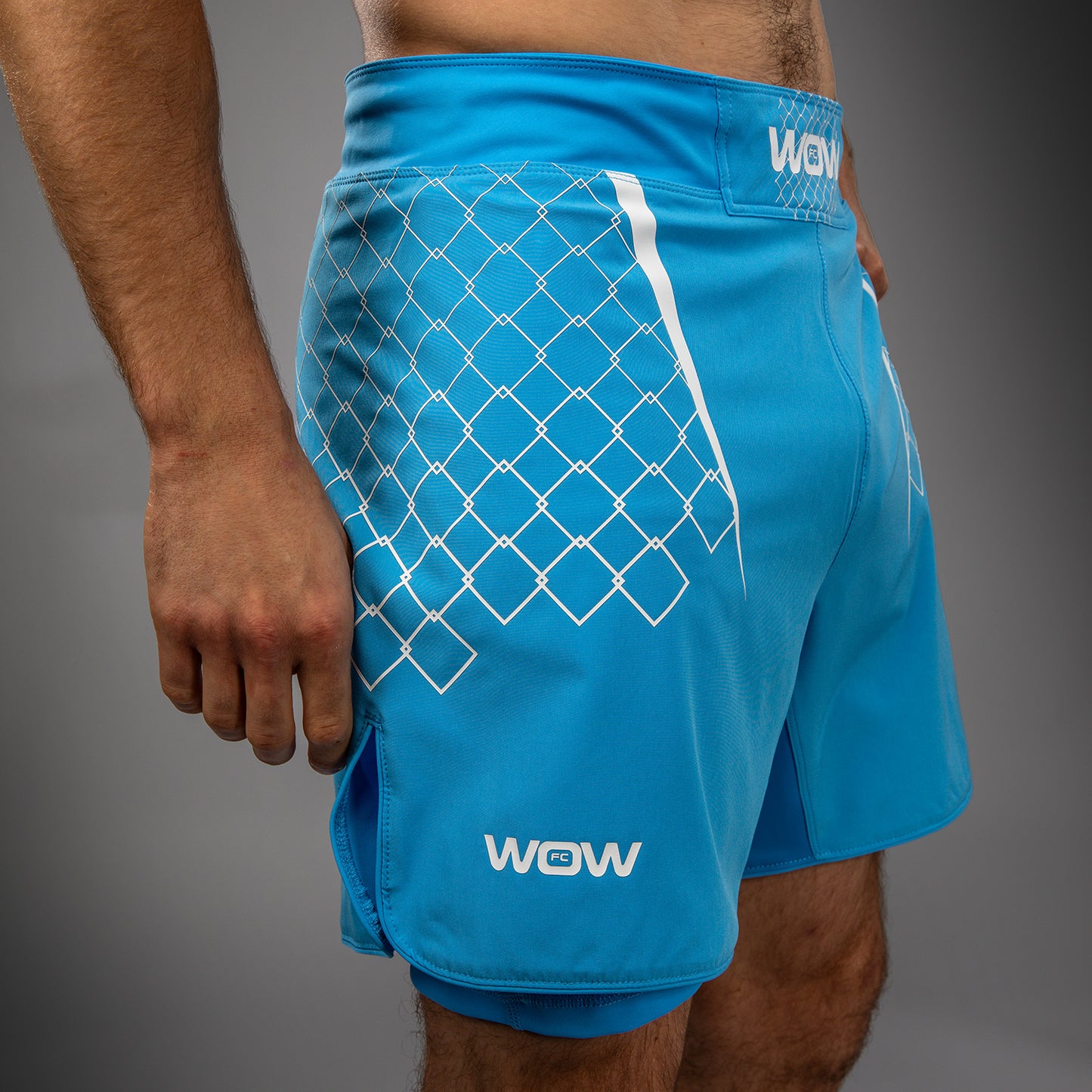 Venum x WOW FC Herren Kampfhosen - Pacific Blue