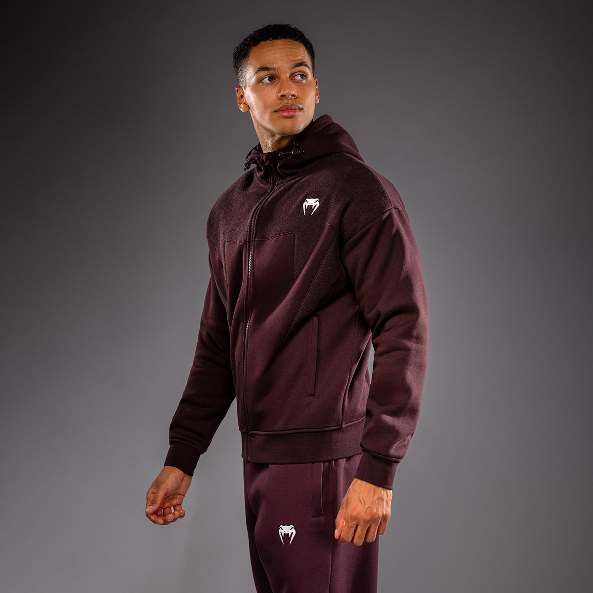 Venum Attack Fleece & Weave Trainingsjacke - Bordeaux