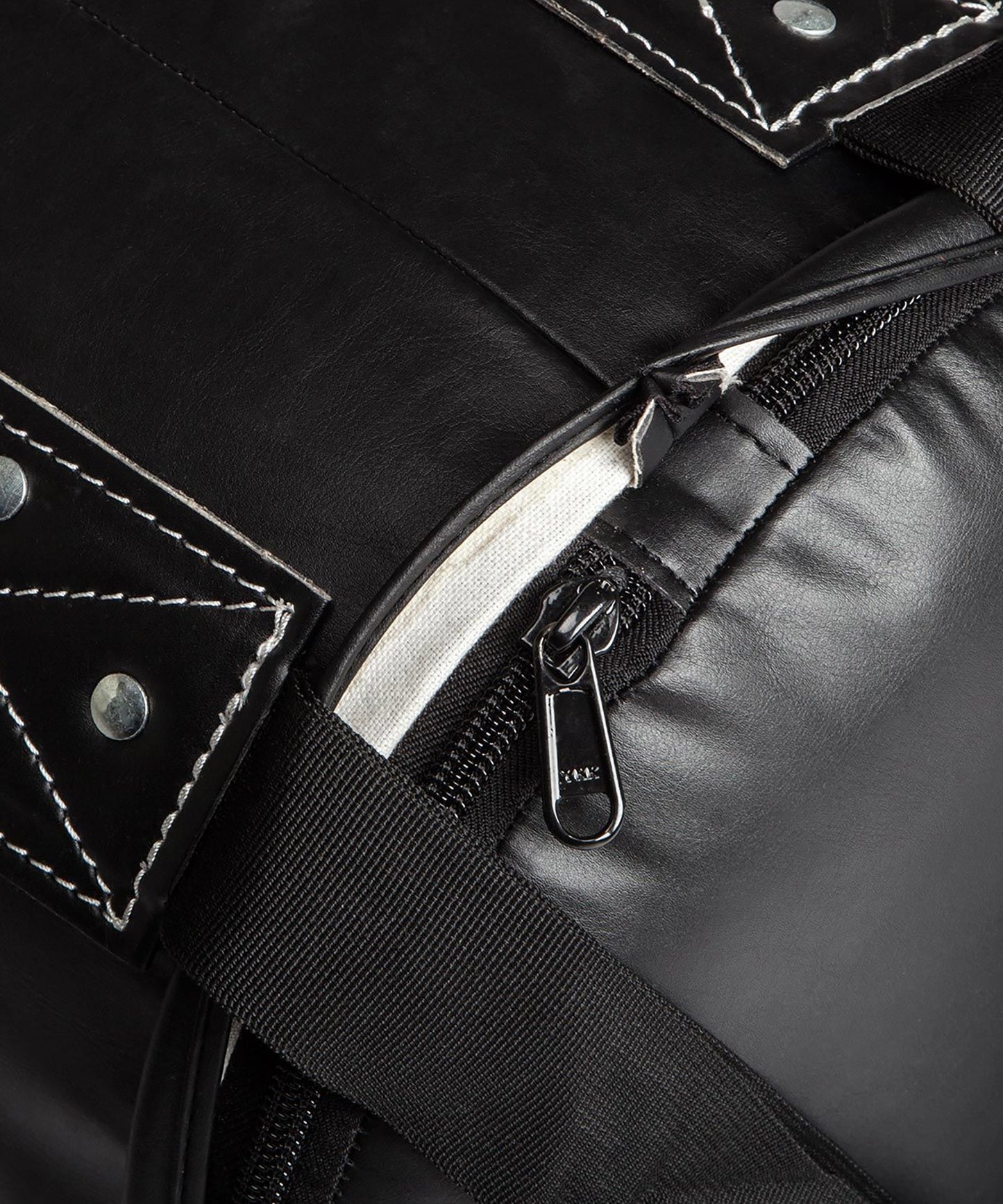 Venum Challenger Boxsack + Deckenhaken - Schwarz/Weiß - 170 cm - Gefüllt