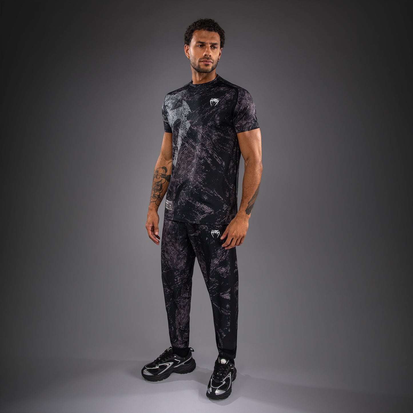 Venum Rage & Workout Dry-Tech-T-Shirt - Schwarz/Grau