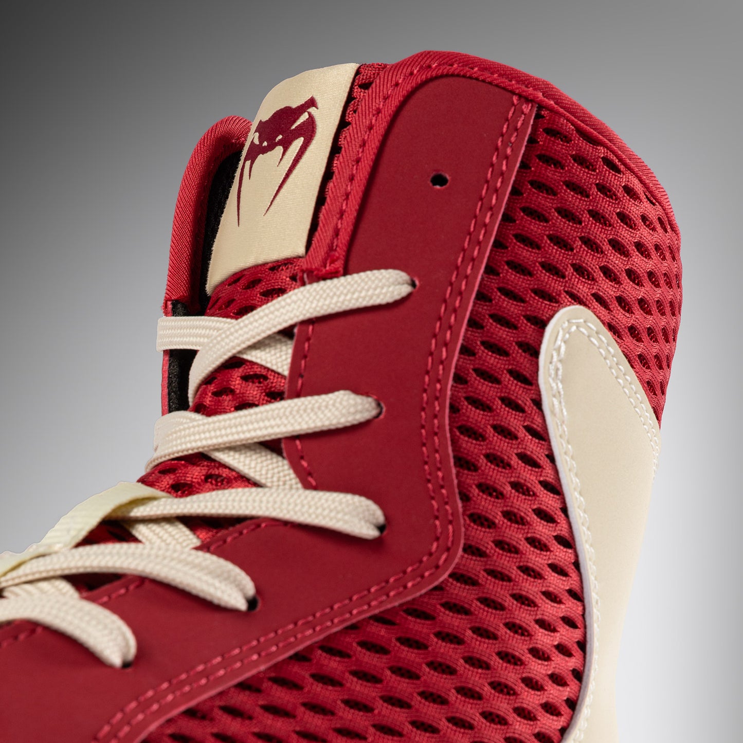 Venum Contender Boxschuhe - Rubinrot/Elfenbein