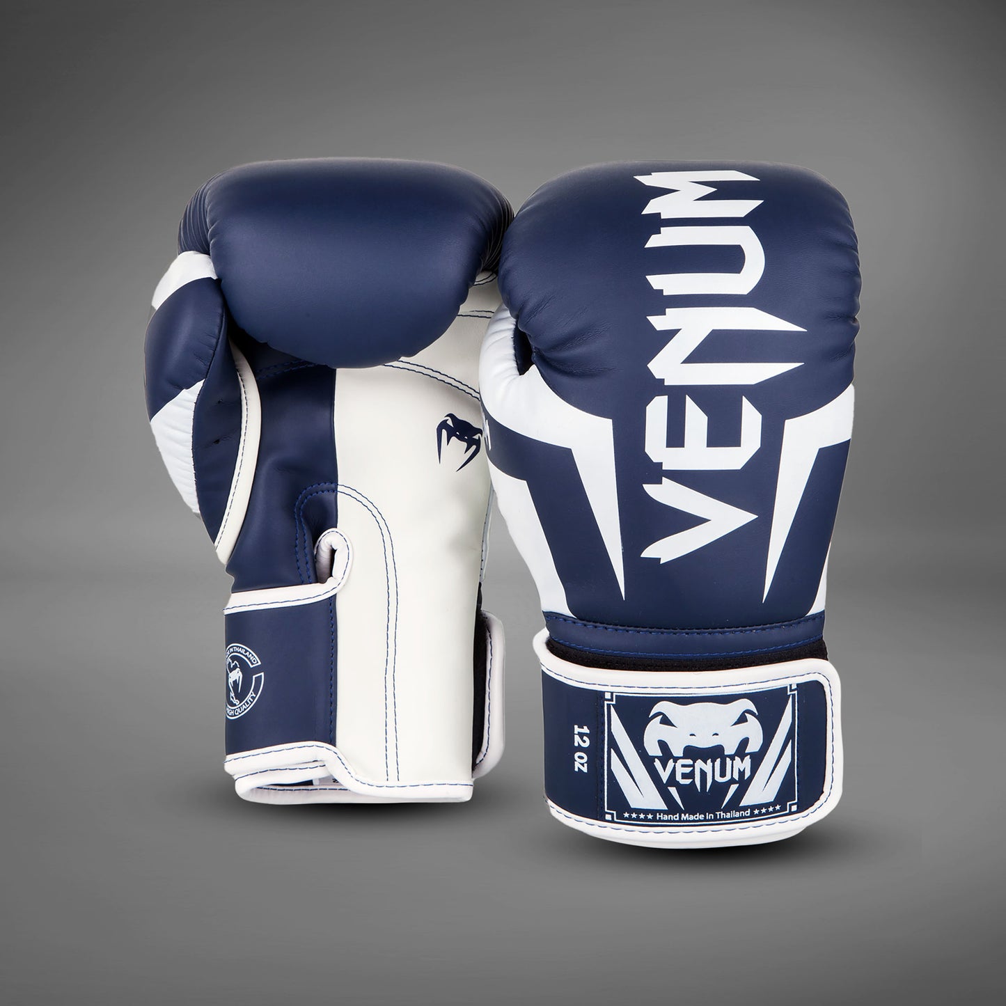 Venum Elite Boxhandschuhe - Weiß/Marineblau