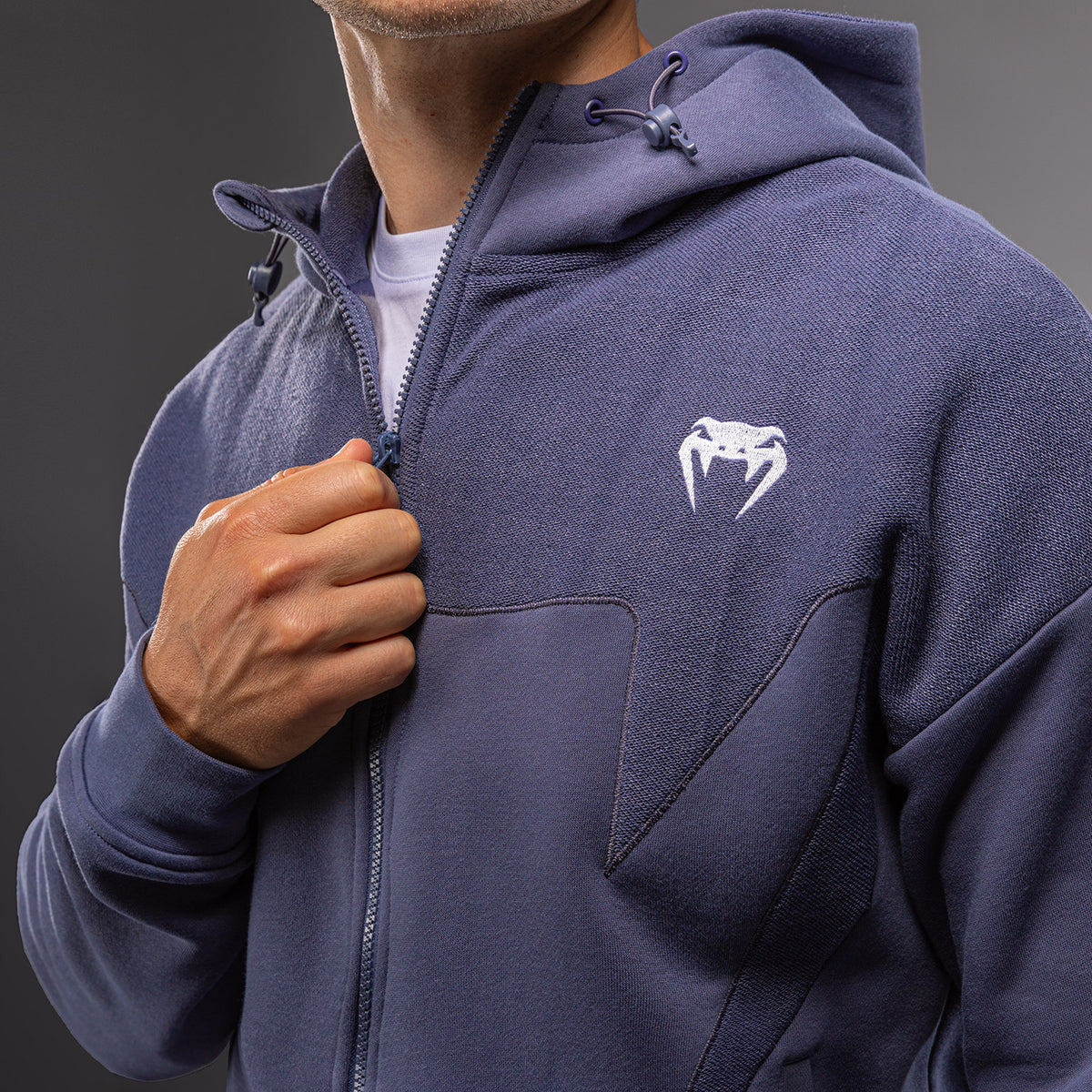 Venum Attack Fleece & Weave Trainingsjacke - Blau
