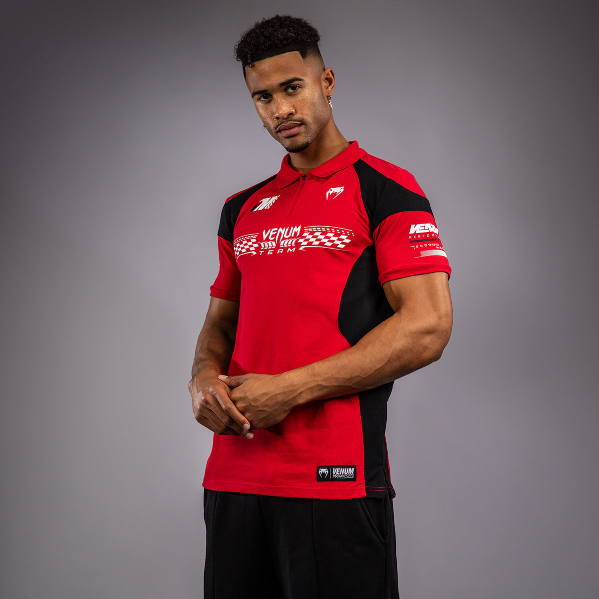Venum Motorsports Baumwoll-Polo - Rennrot