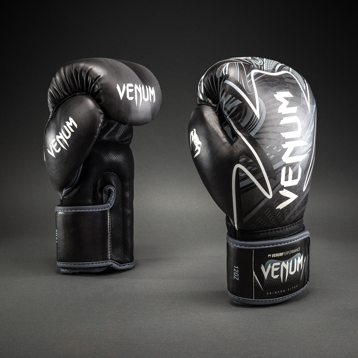 Venum Crimson Viper 2.0 Impact Boxhandschuhe - Schwarz/Grau