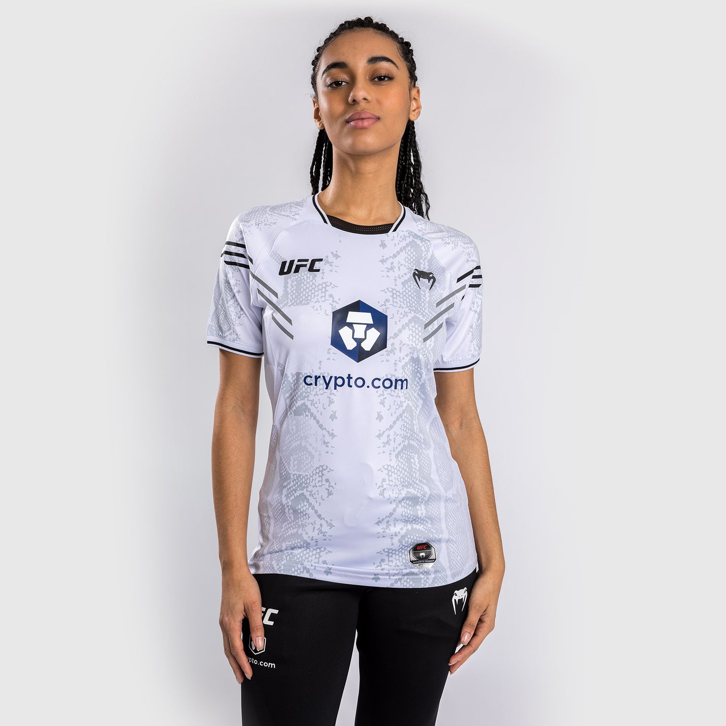 UFC Adrenaline by Venum Authentic Fight Night Walkout-Trikot für Frauen - Weiß