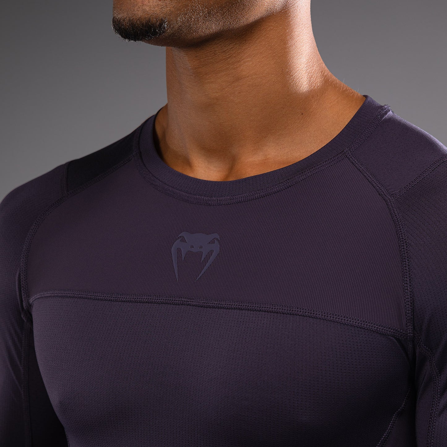 Venum G-Fit Air Herren Langarm Rashguard - Tiefpurpur