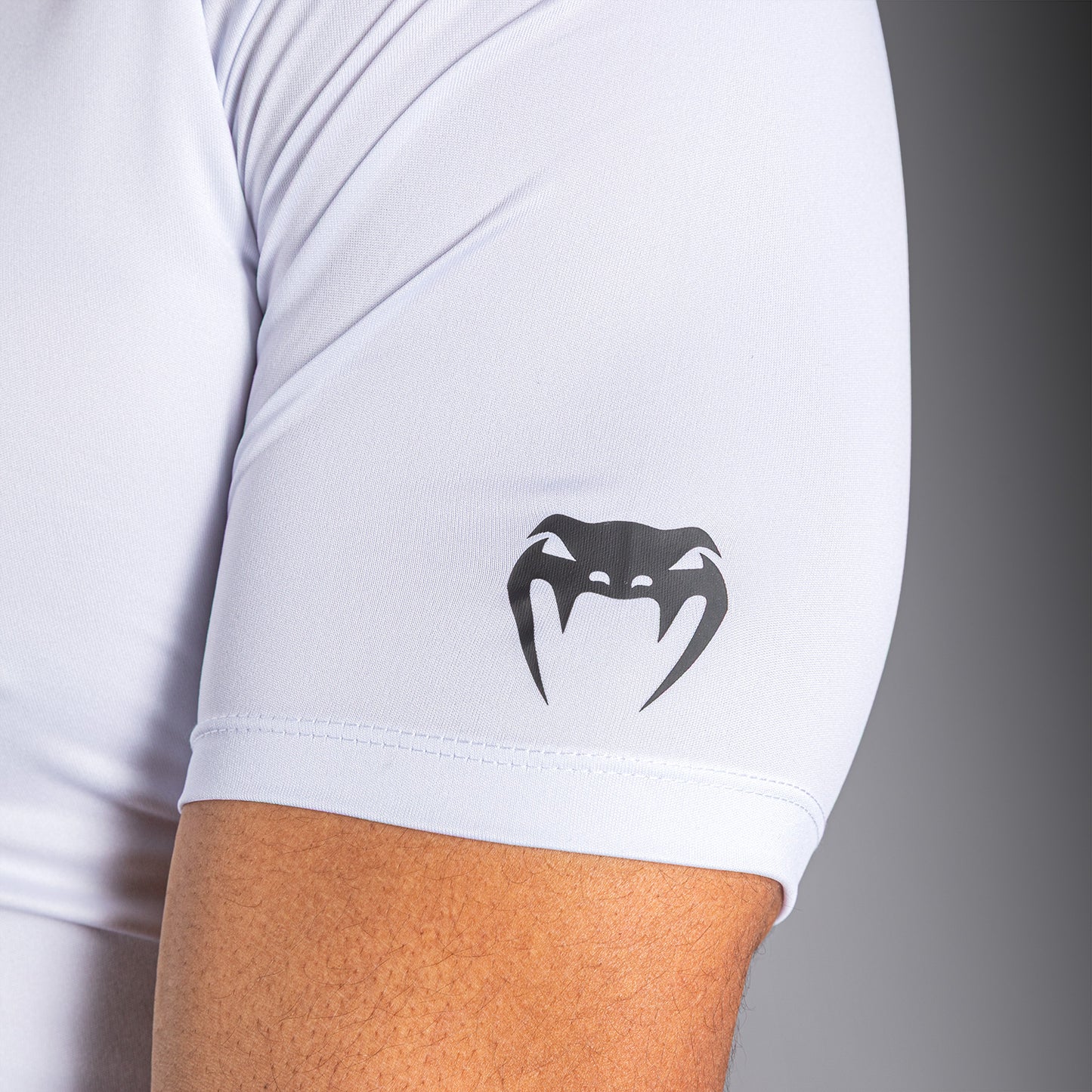Venum Lineup Kompressionsshirt Kurzarm - Weiß/Schwarz