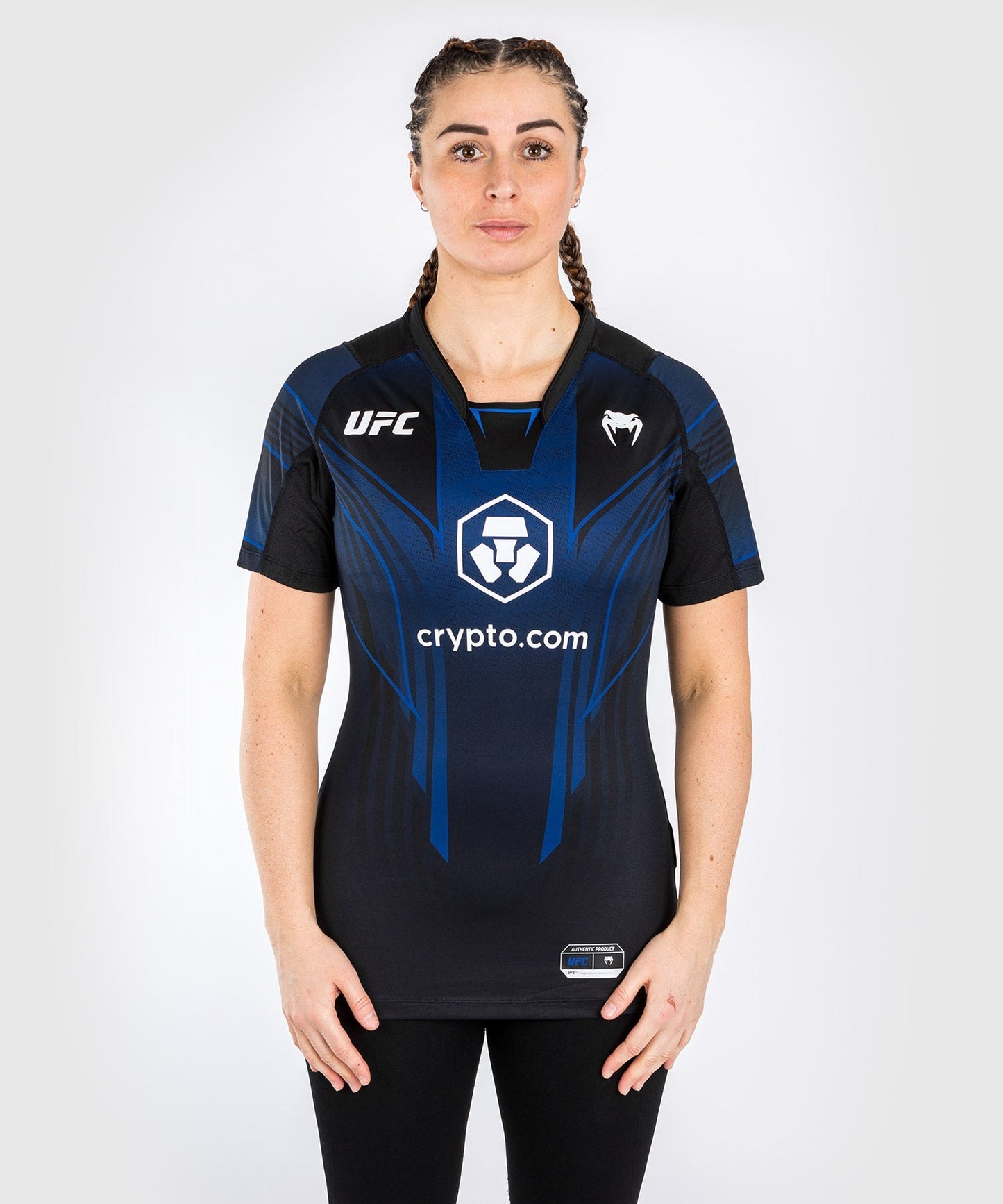 T-shirt Technique Femme Personnalisé UFC Venum Authentic Fight Night 2.0 - Midnight Edition