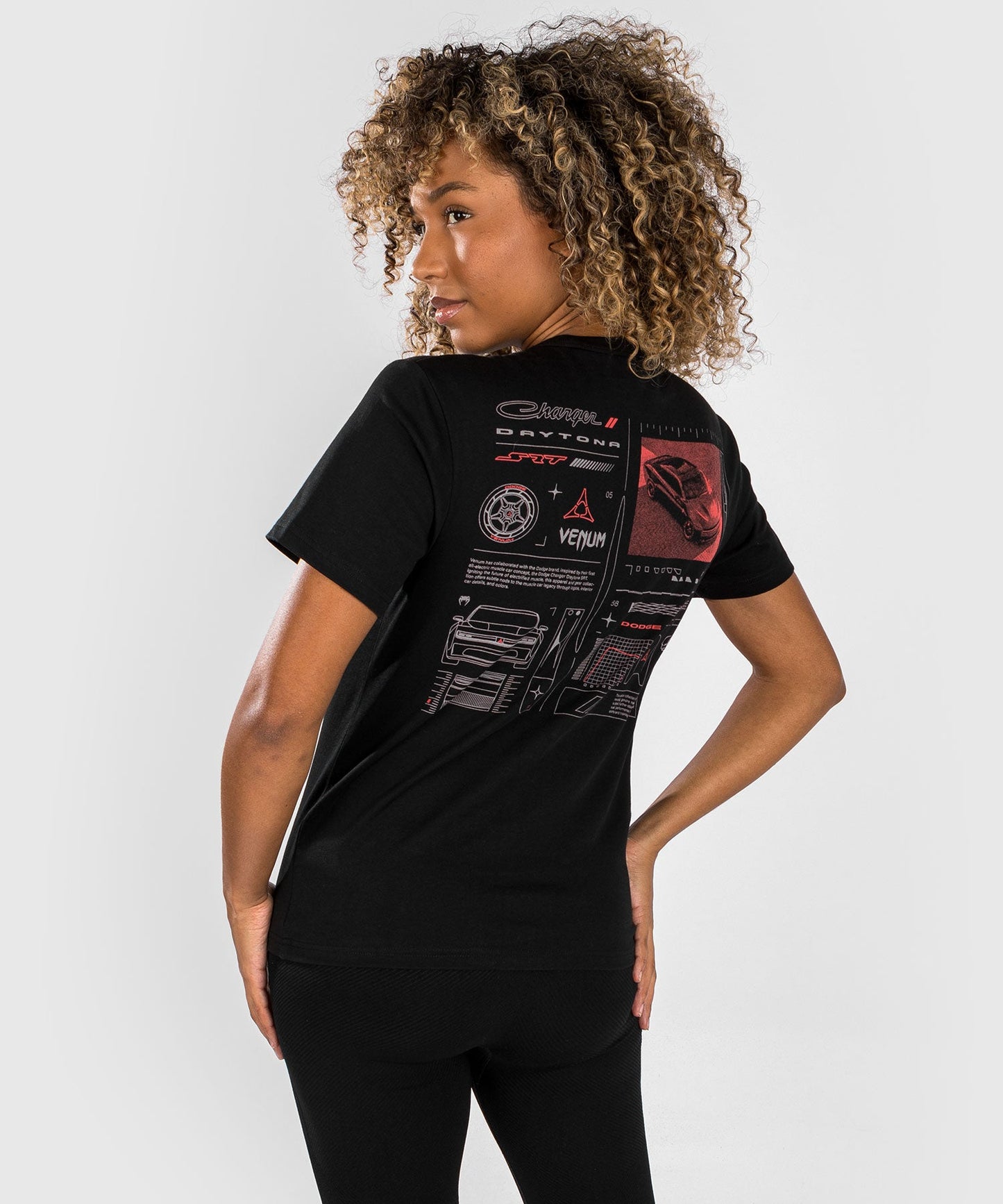 Venum x Dodge Banshee T-Shirt für Frauen - Schwarz