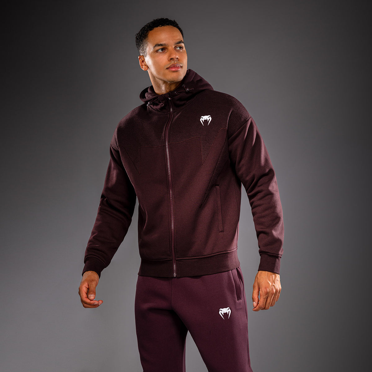Venum Attack Fleece & Weave Trainingsjacke - Bordeaux