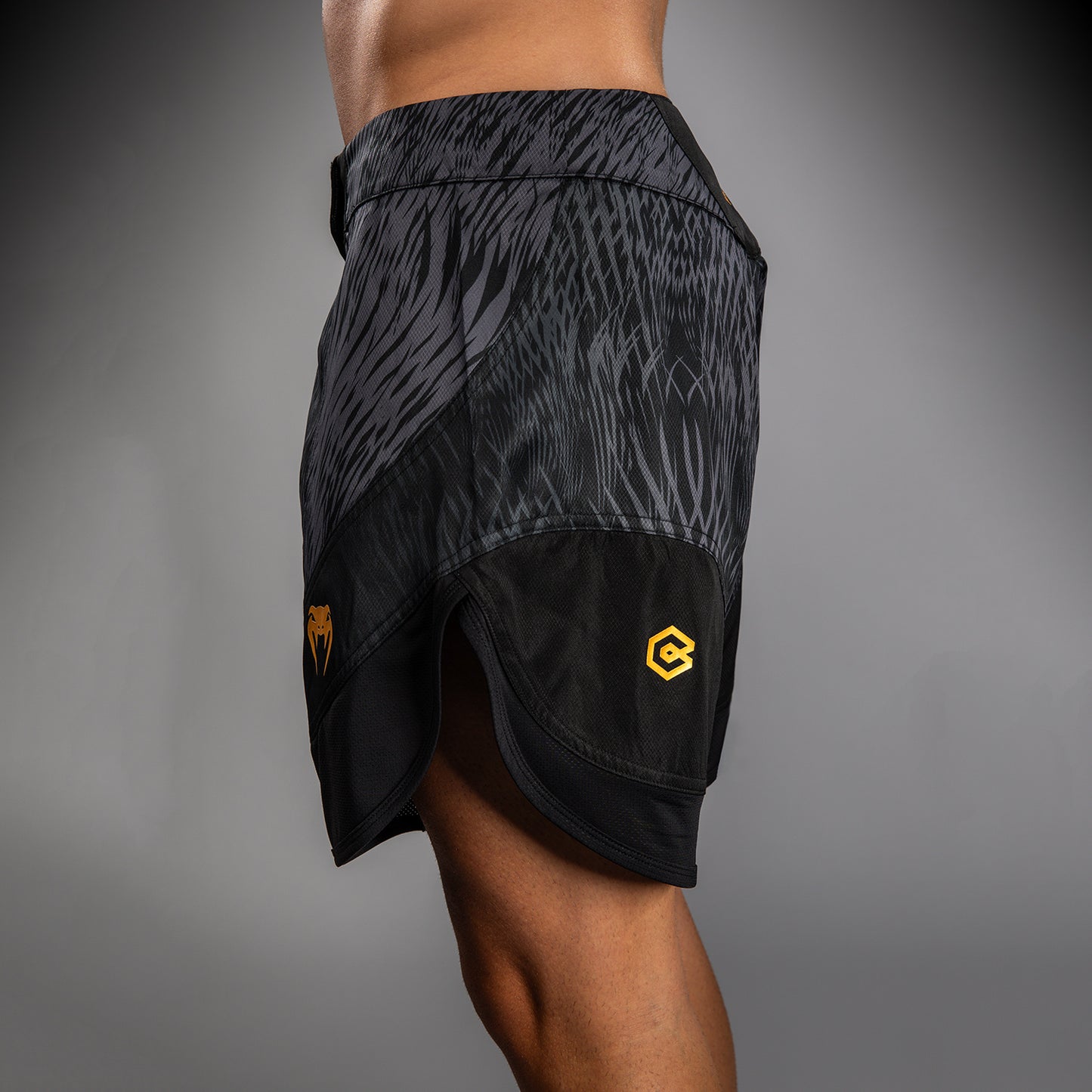 Venum x Chimaev Fightshorts - Schwarz/Grau
