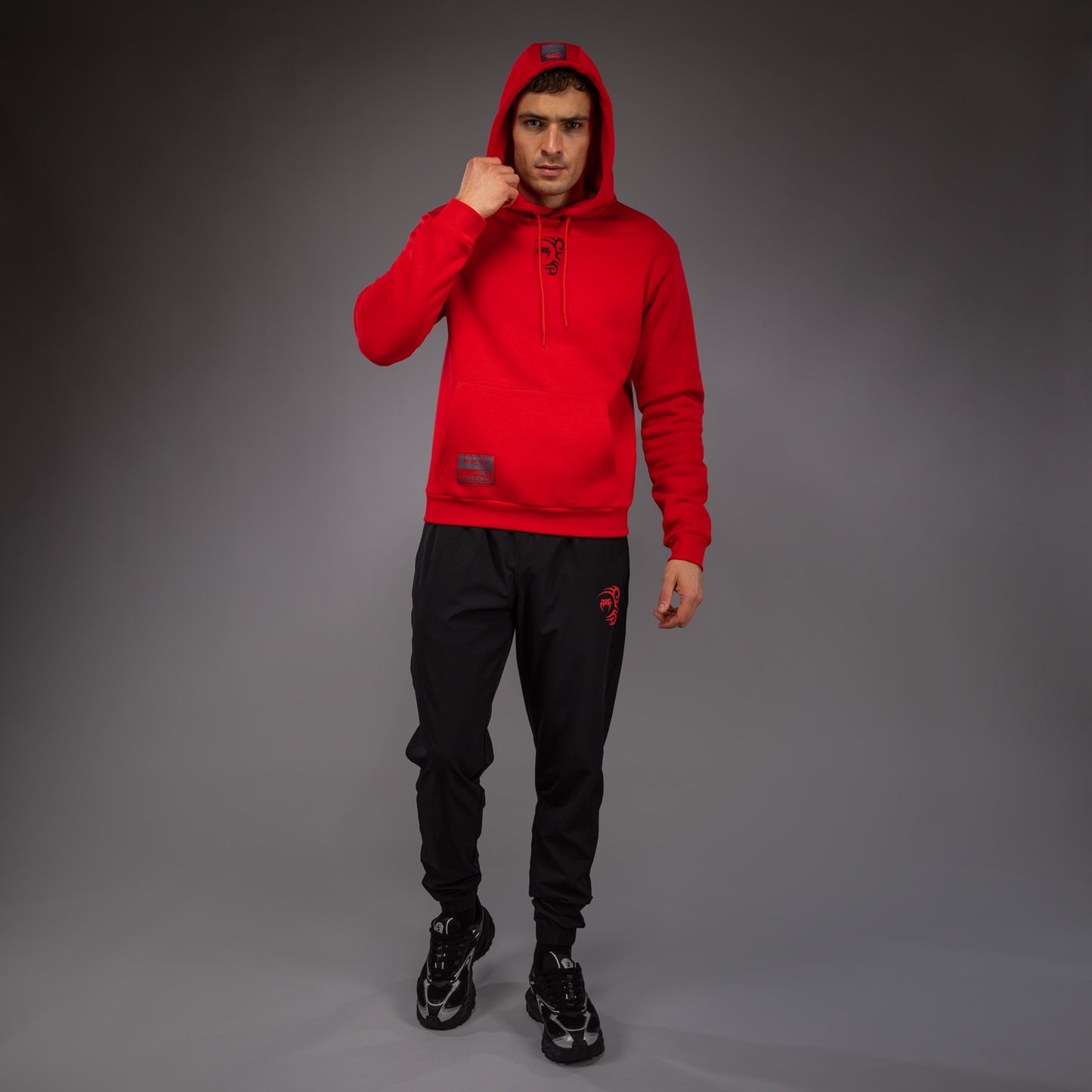 Venum x Mike Tyson Tiger Hoodie - Intensivrot/Tiefschwarz