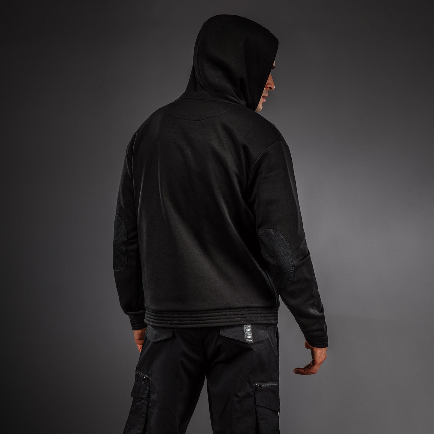 Venum Urban Gi Kapuzenpullover mit Reißverschluss – Schwarz