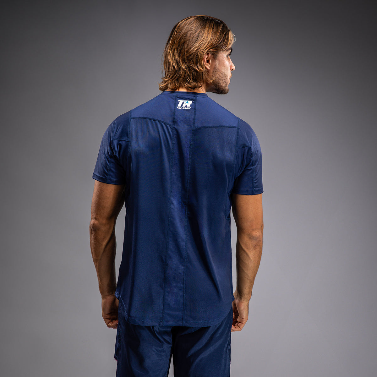 Venum x Top Rank Original Herren Dry Tech Shirt - Navy Blau
