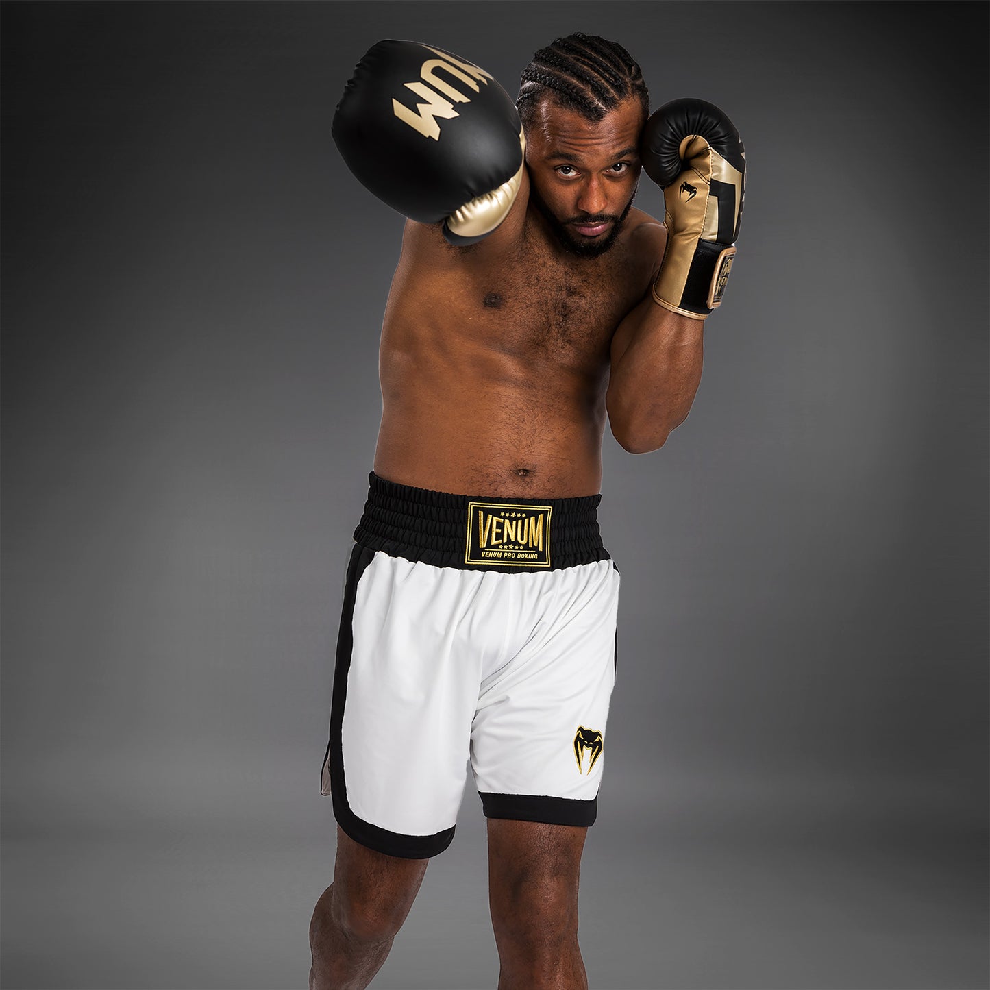 Venum Classic Boxing Shorts - Weiß/Schwarz