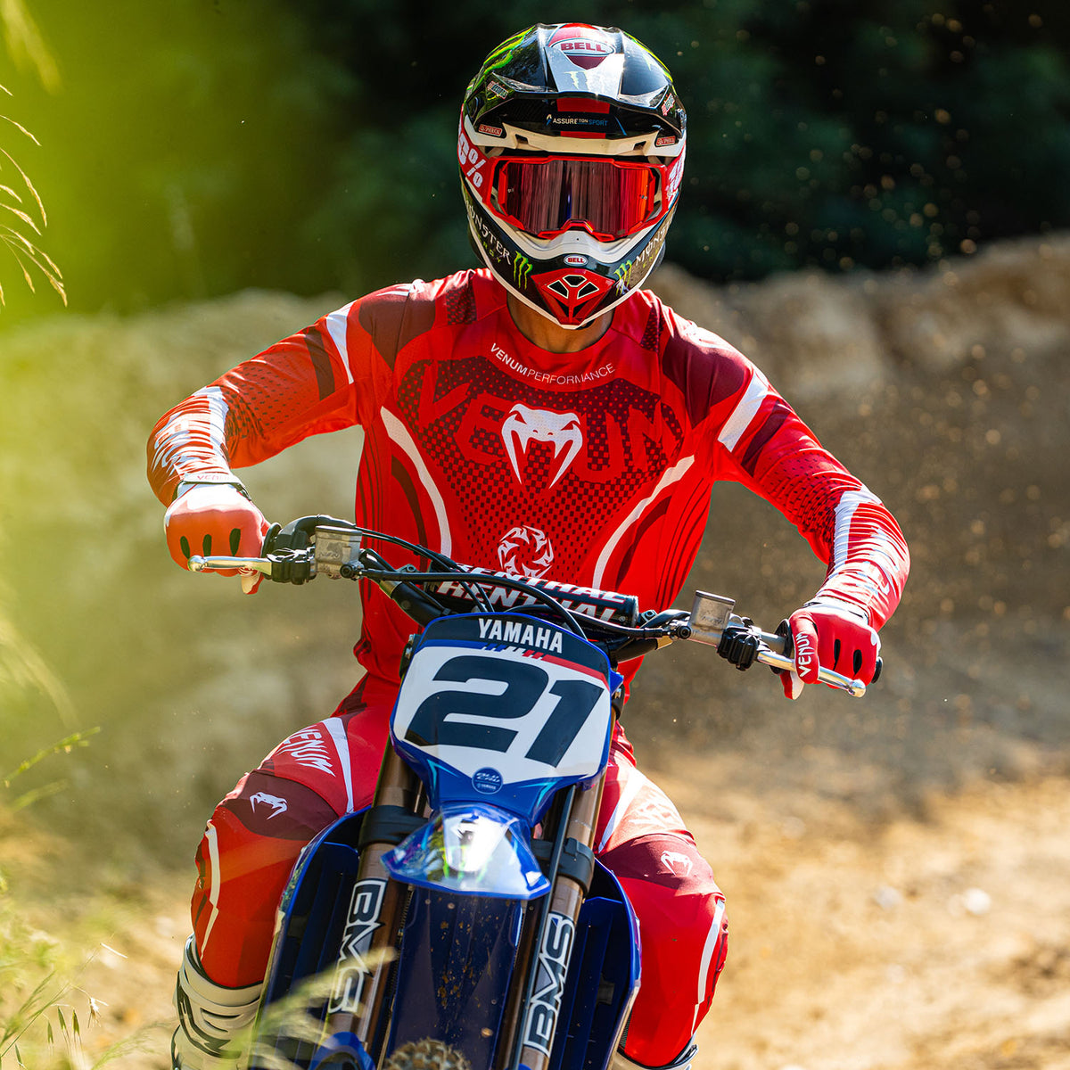 Venum MX Challenger Motorsports-Trikot - Rot