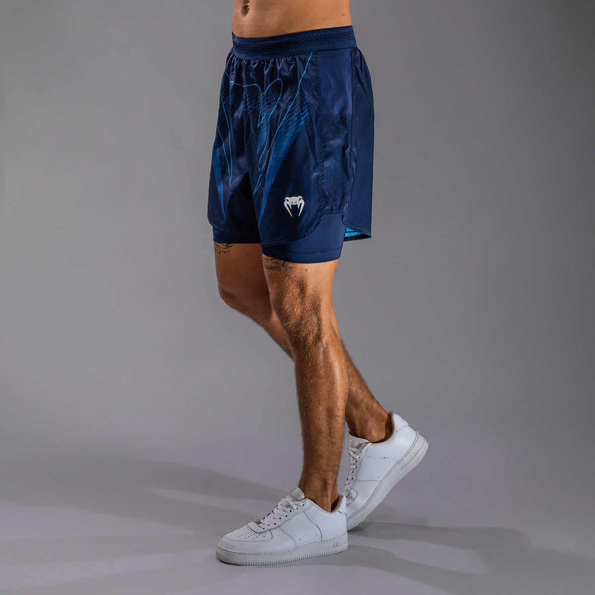 Venum x Top Rank Original Herren Trainingsshorts - Marineblau
