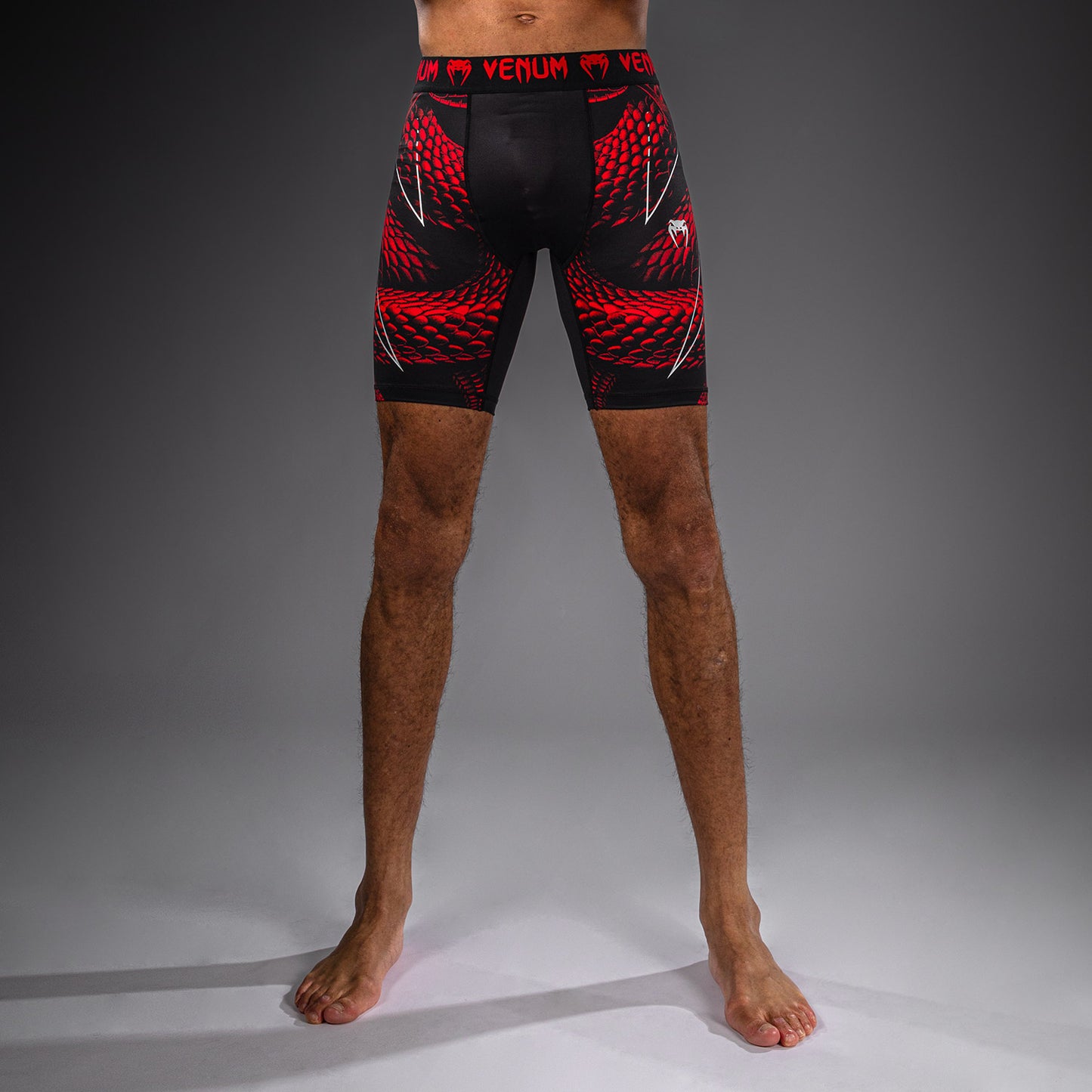 Venum Matupa Kompressionsshort - Schwarz/Rot/Silber