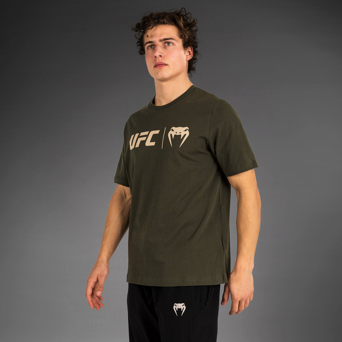 UFC Venum Classic T-Shirt - Khaki/Bronze