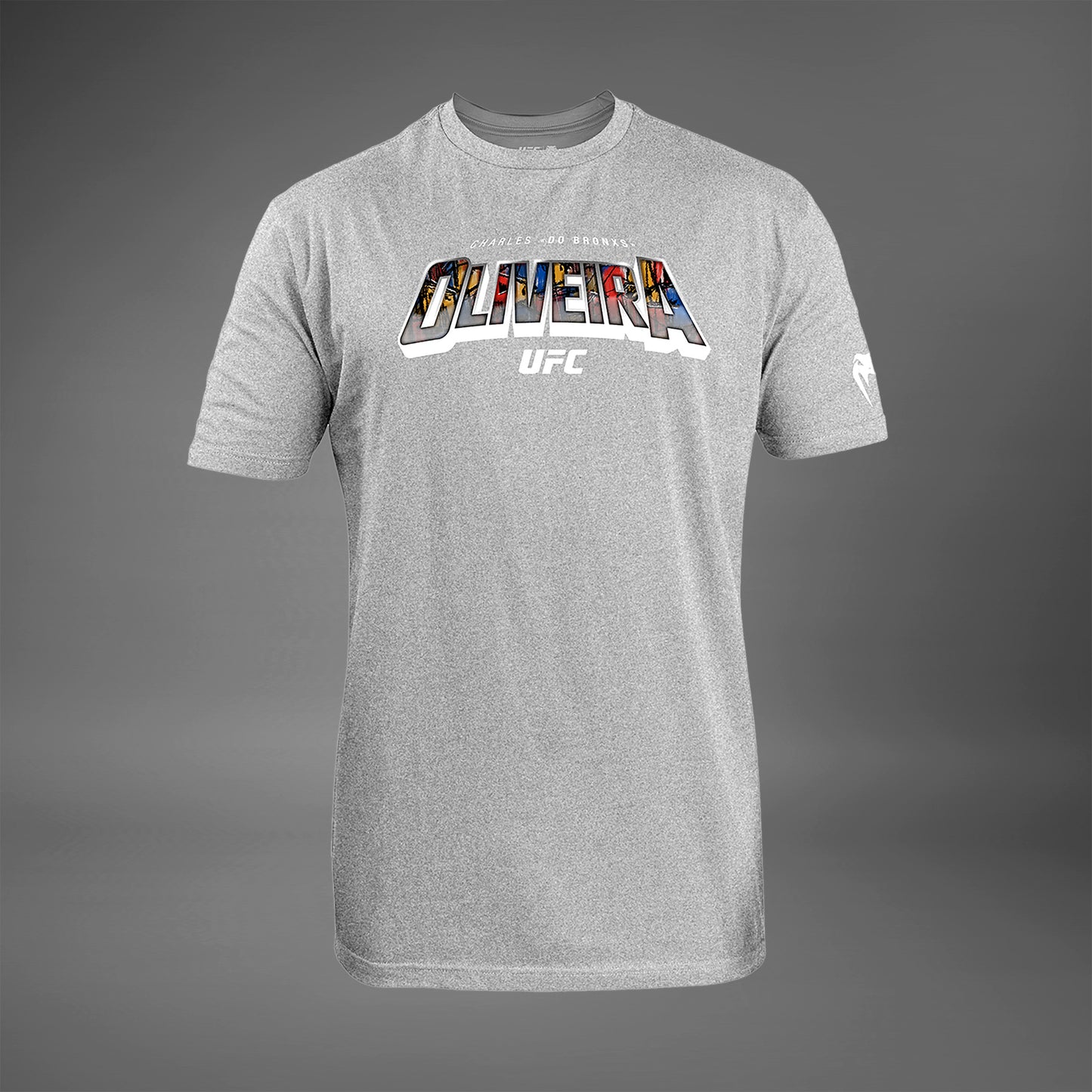 UFC Unrivaled by Venum Charles Oliveira Herren T-Shirt - Heather Grey