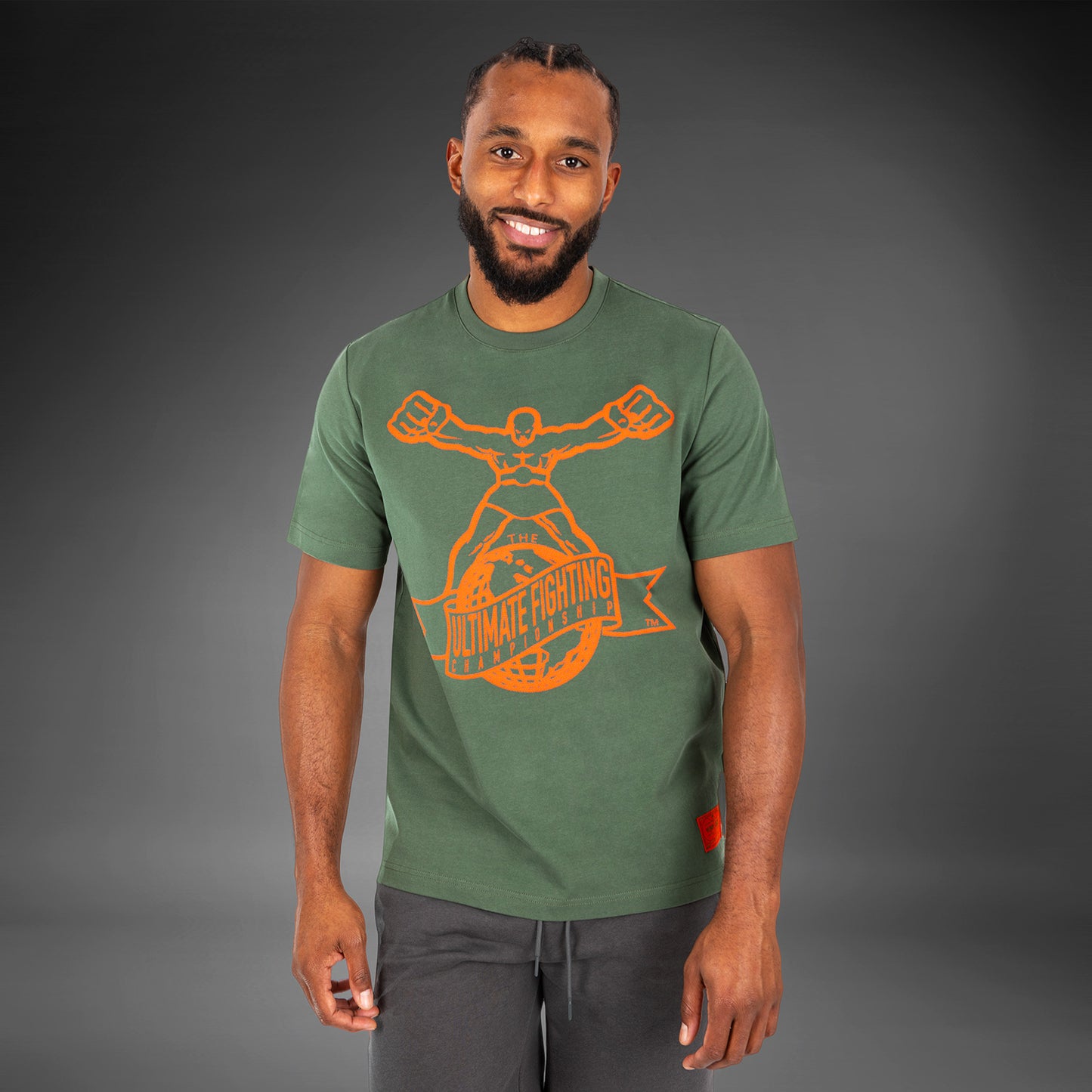UFC by Venum Ulti-Man T-Shirt - Khaki/Orange