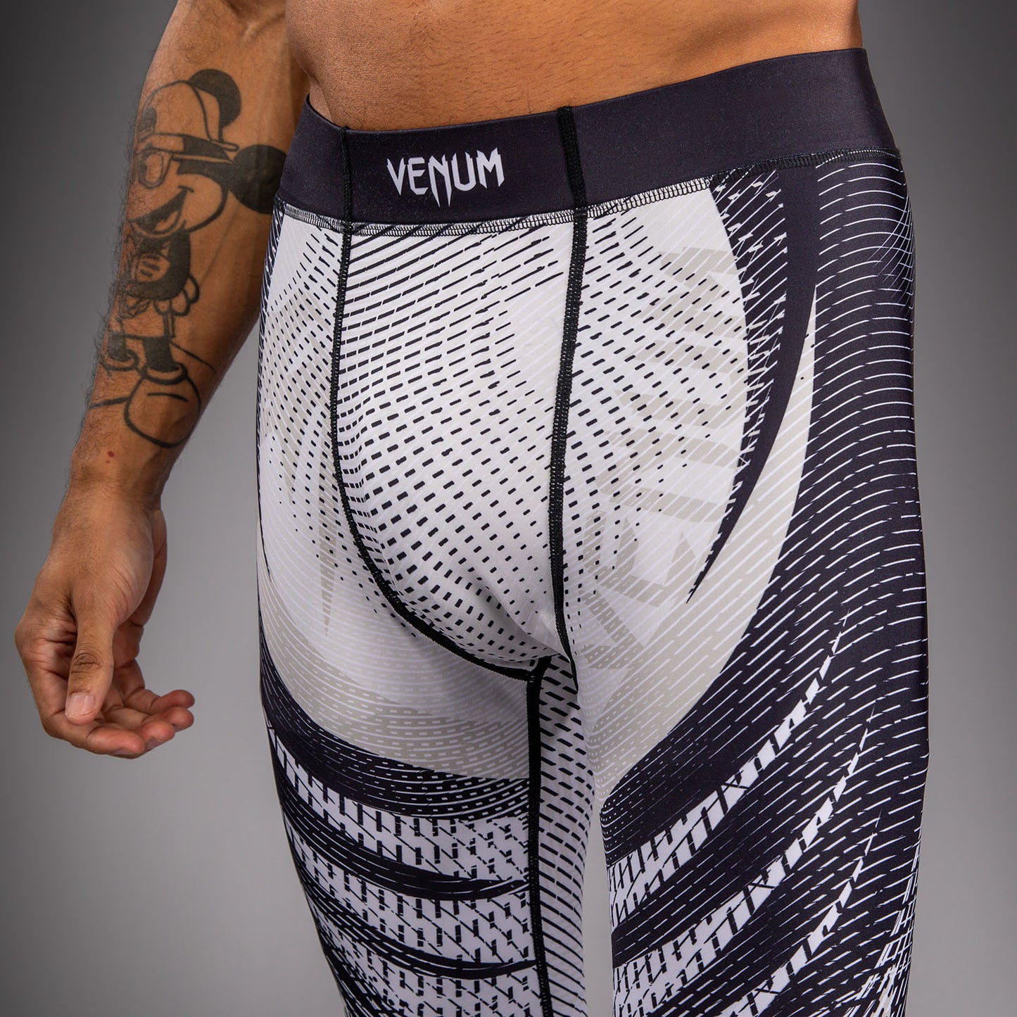 Venum Galactic 3.0 Spats - Cremeweiß/Schwarz