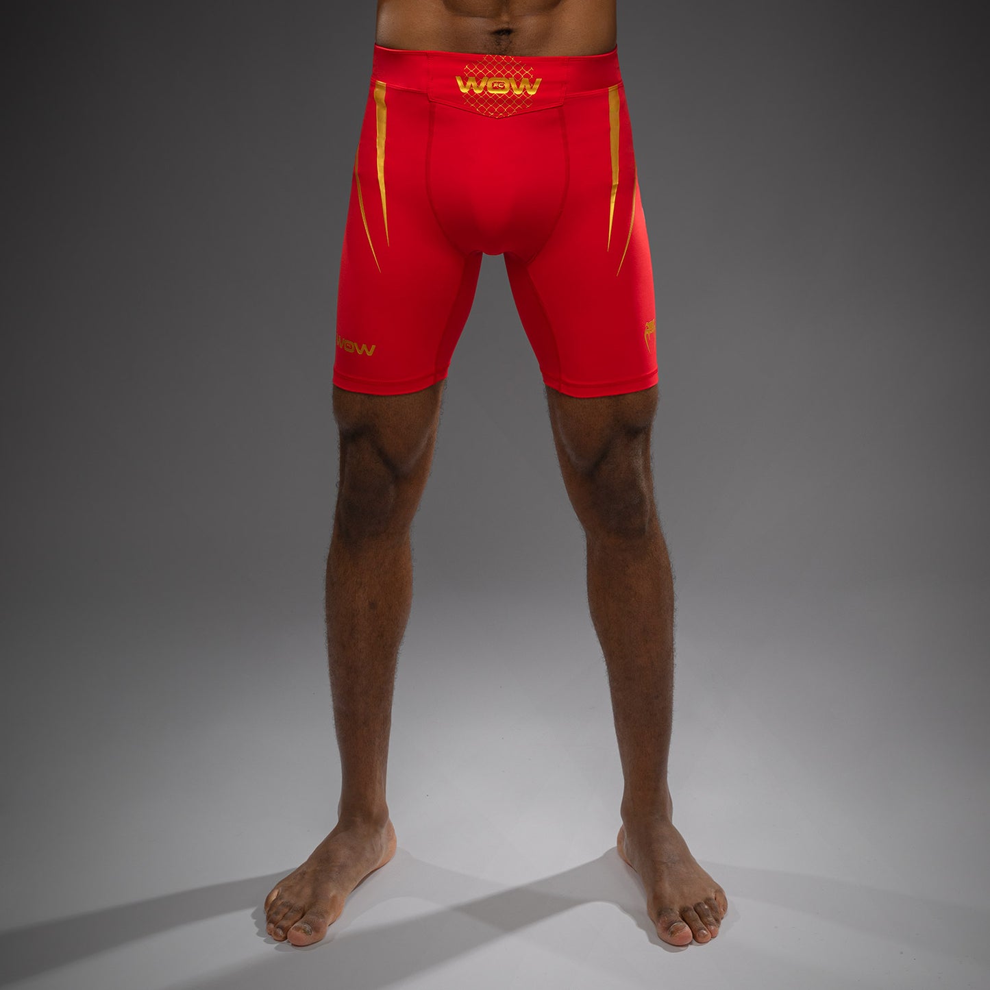 Venum x WOW FC Herren Vale Tudo Shorts - Fury Red/ Gold