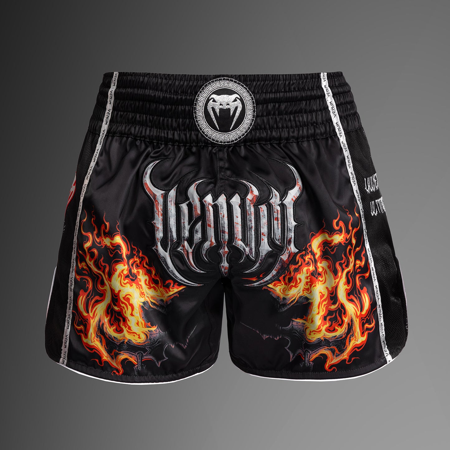 Venum Gladiator 5.0 Muay Thai Shorts - Schwarz/Neon Orange