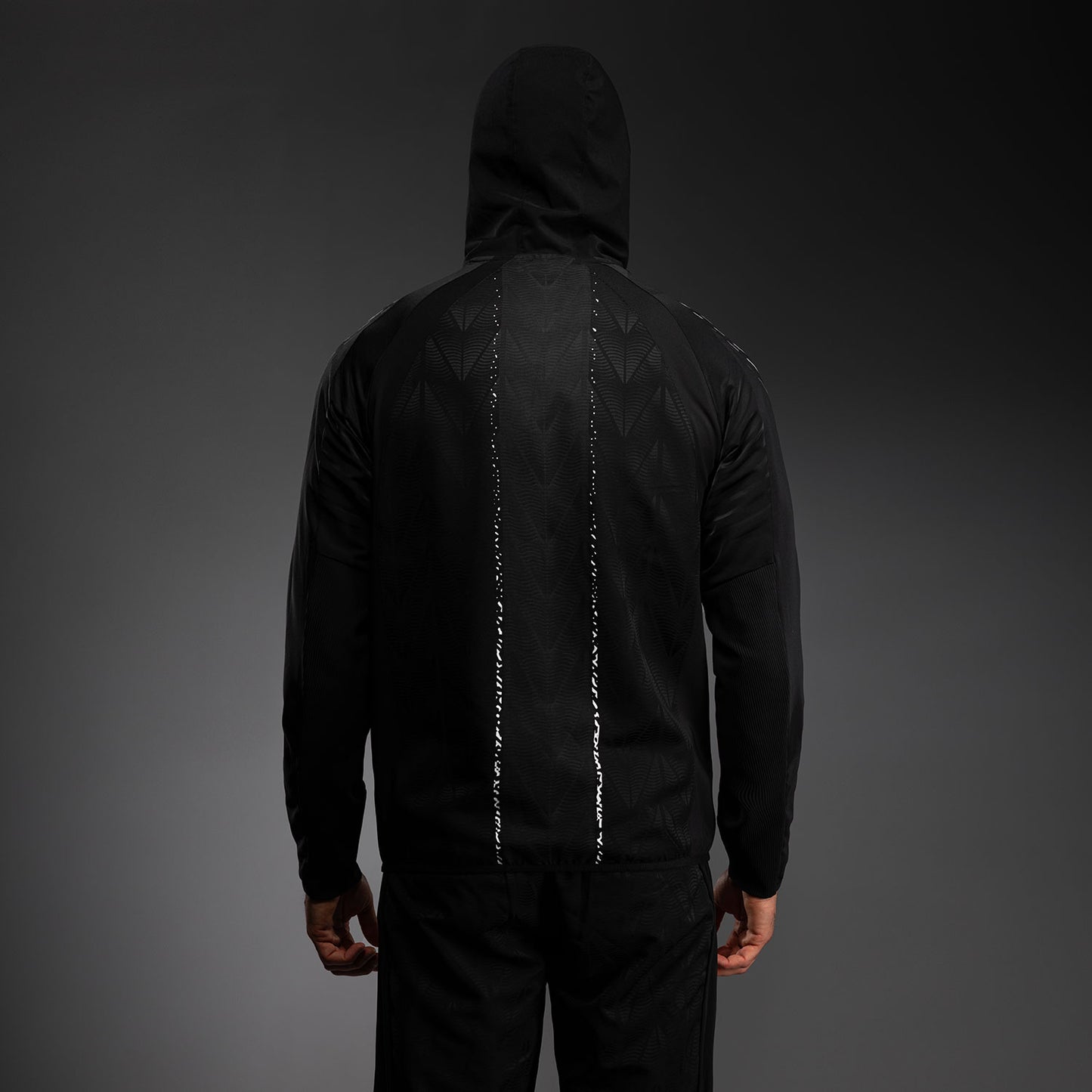 UFC Zenith by Venum Authentic Fight Night Kapuzenjacke Herren Personalisiert - Schwarz