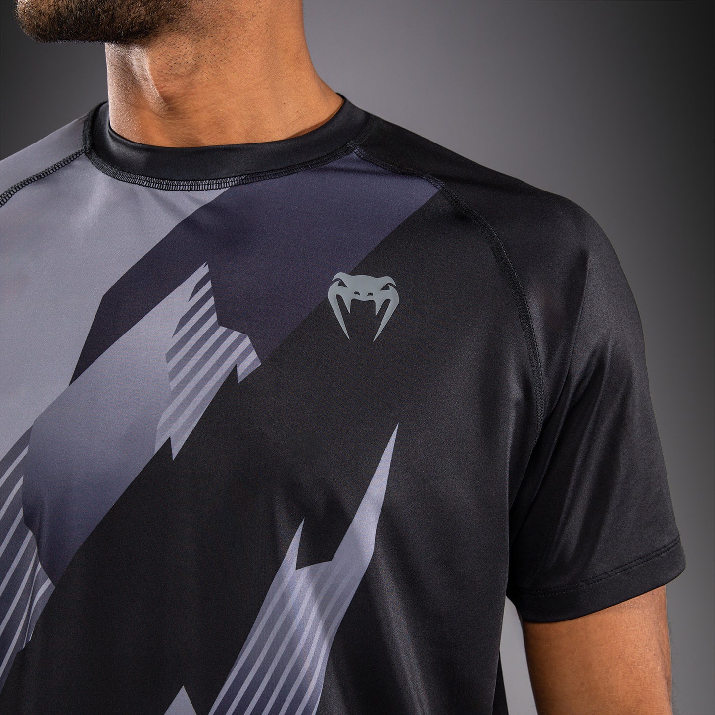Venum No-Gi 6.0 Dry-Tech T-Shirt - Schwarz/Grau