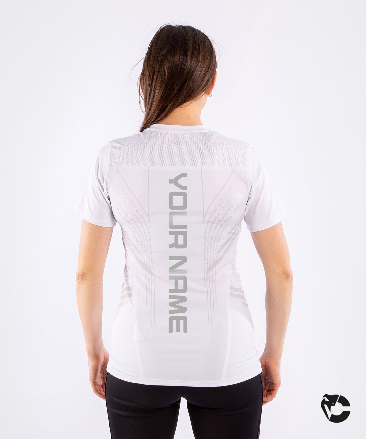 UFC Venum Personalisiert Authentic Fight Night Damen Walkout Trikot - Weiß