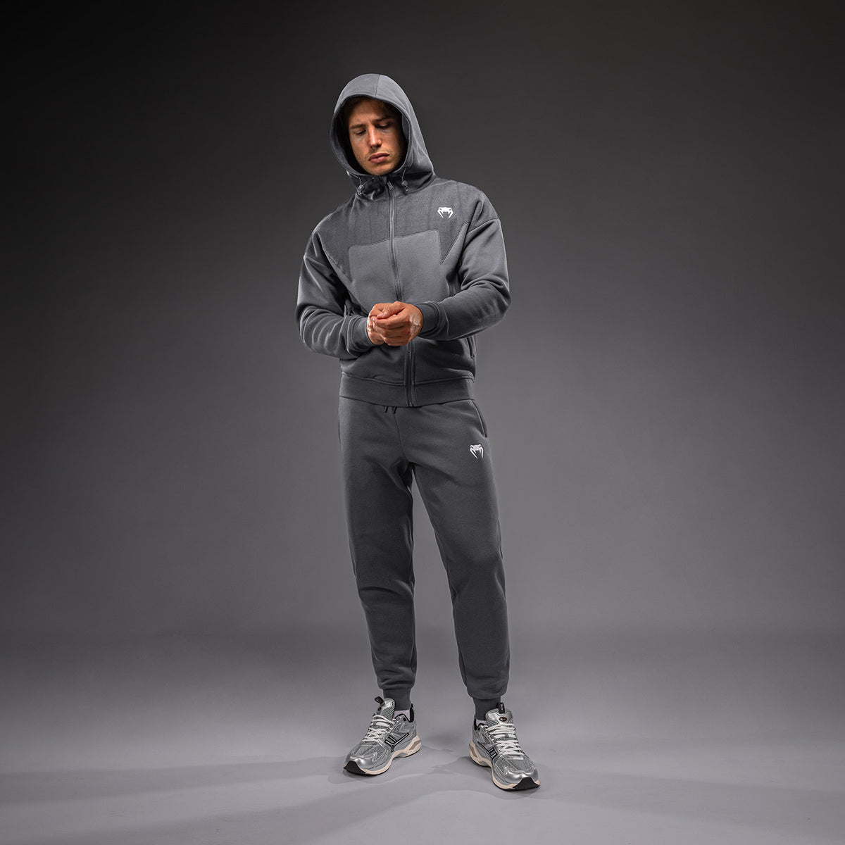 Venum Attack Fleece & Weave Trainingsjacke - Grau