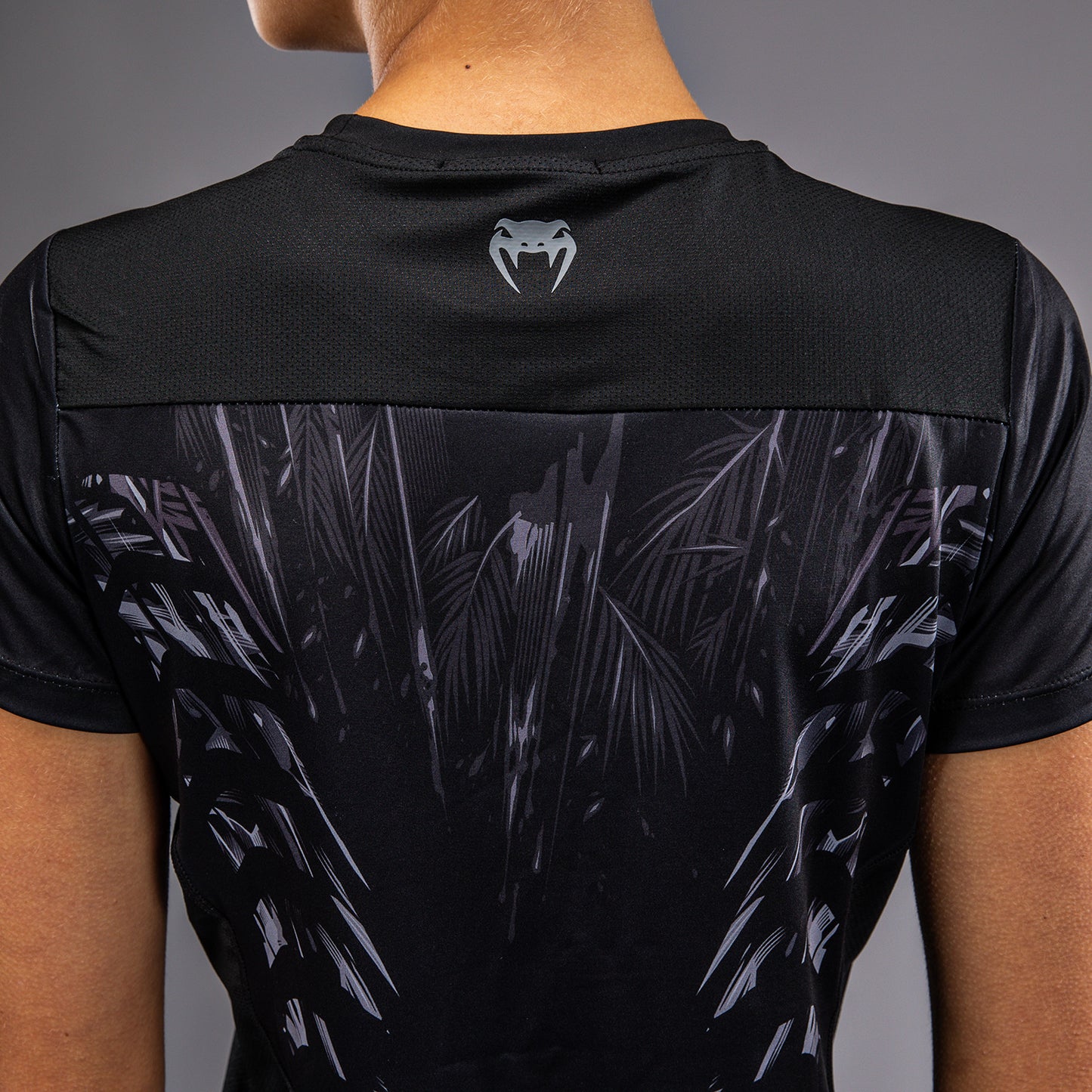 Venum Tiger Damen Dry Tech T-Shirt - Schwarz/Silber