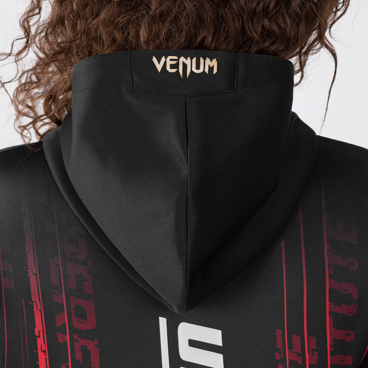 UFC Venum Performance Institute 2.0 Zip Hoodie für Frauen - Schwarz/Rot