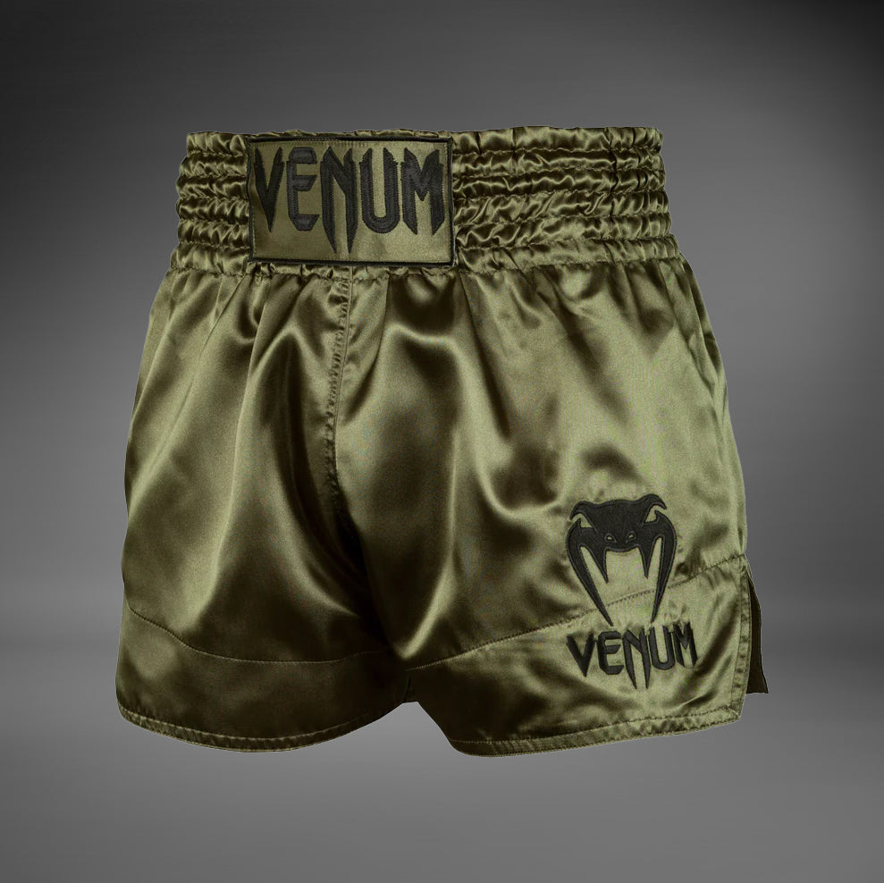 Venum Classic Shorts Muay Thai - Khaki/Schwarz