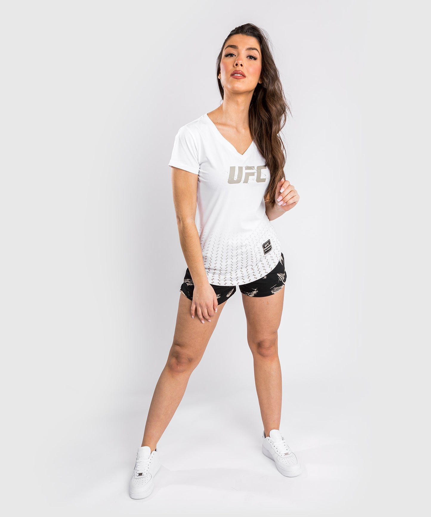 UFC Venum Authentic Fight Week 2.0 T-Shirt – Für Frauen – Weiß