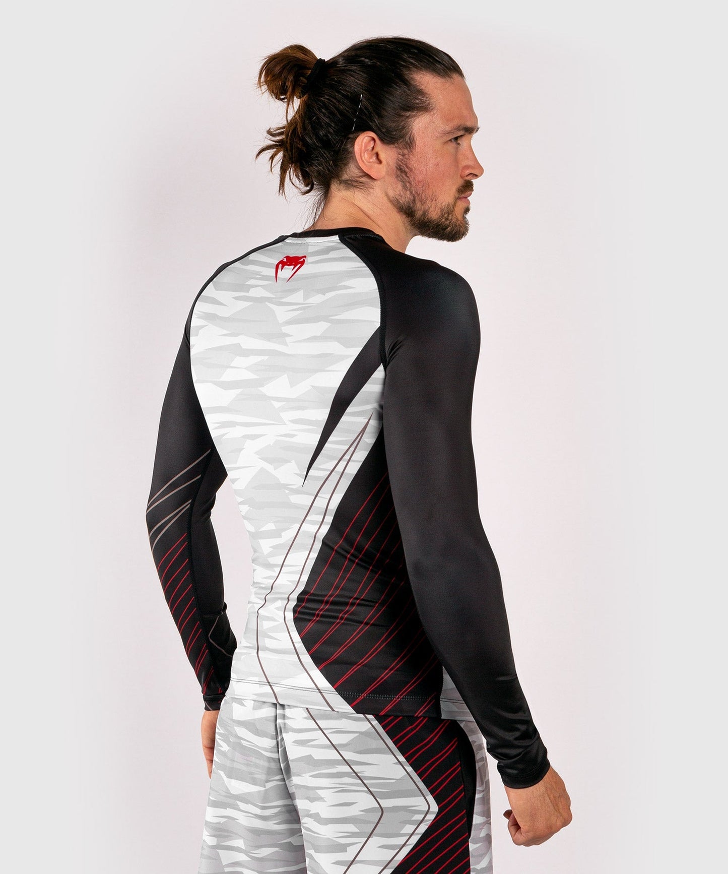Venum Contender 5.0 Rashguard - Lange Ärmel - White/Camo