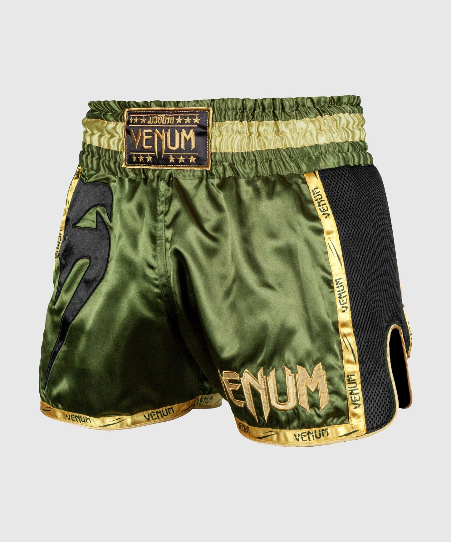 Muay Thai Shorts Venum Giant - Khaki/Schwarz